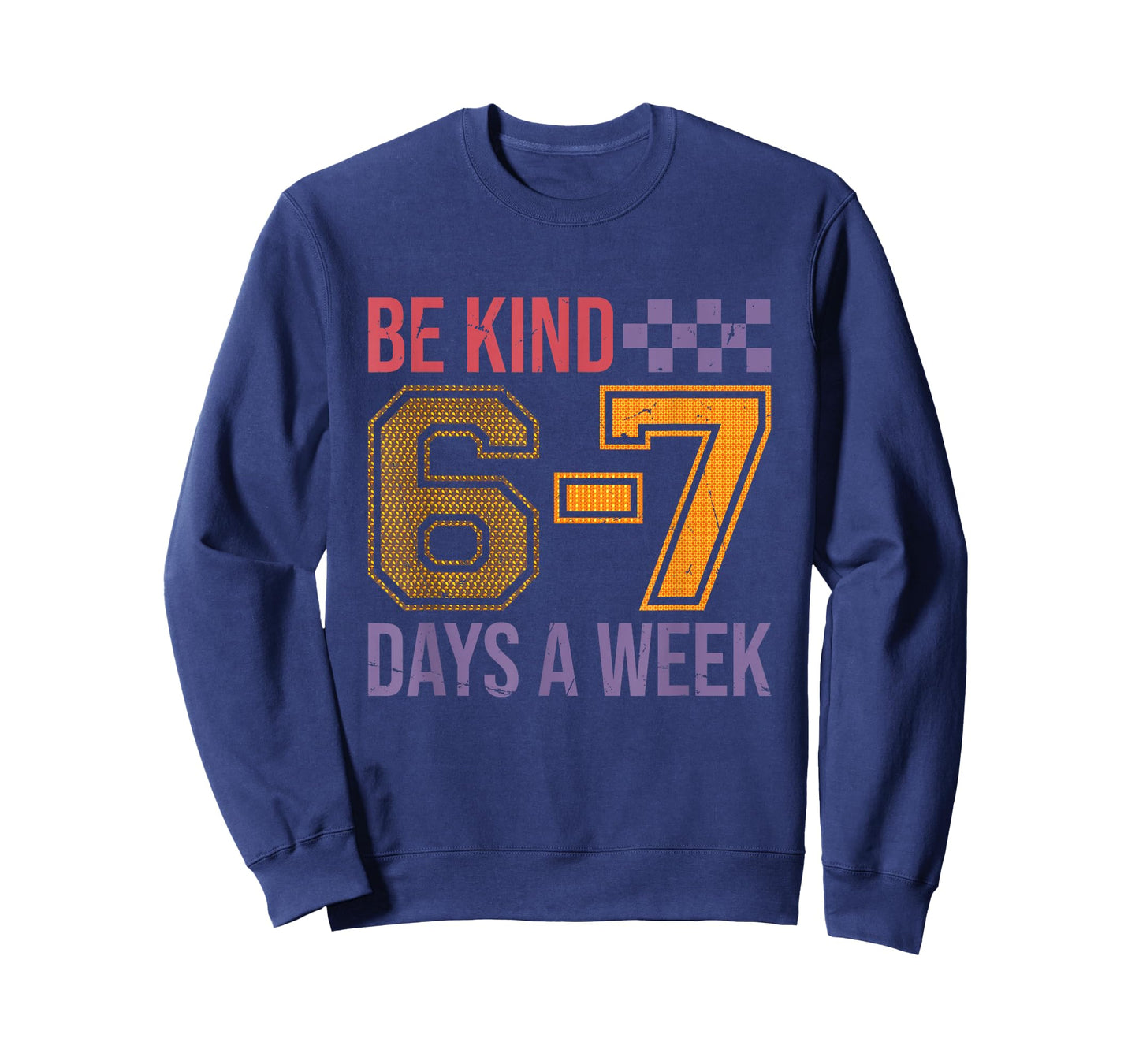 Be Kind 6-7 Minimalist Love Six Seven Kindness Positive T-Shirt