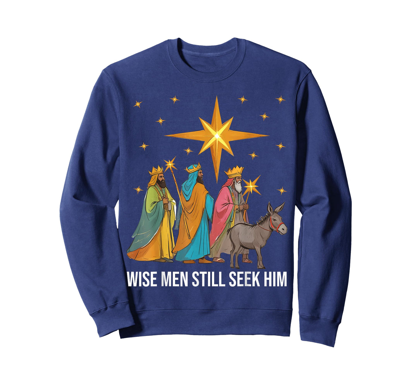 Wise Men Still Seek Him Nativity Scene Christian Christmas T-Shirt