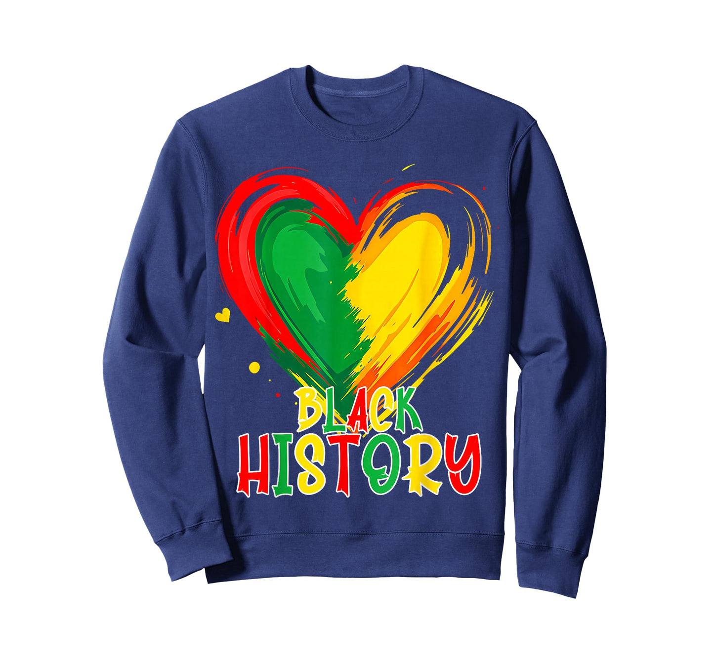 African Heart Black History Month African American T-Shirt