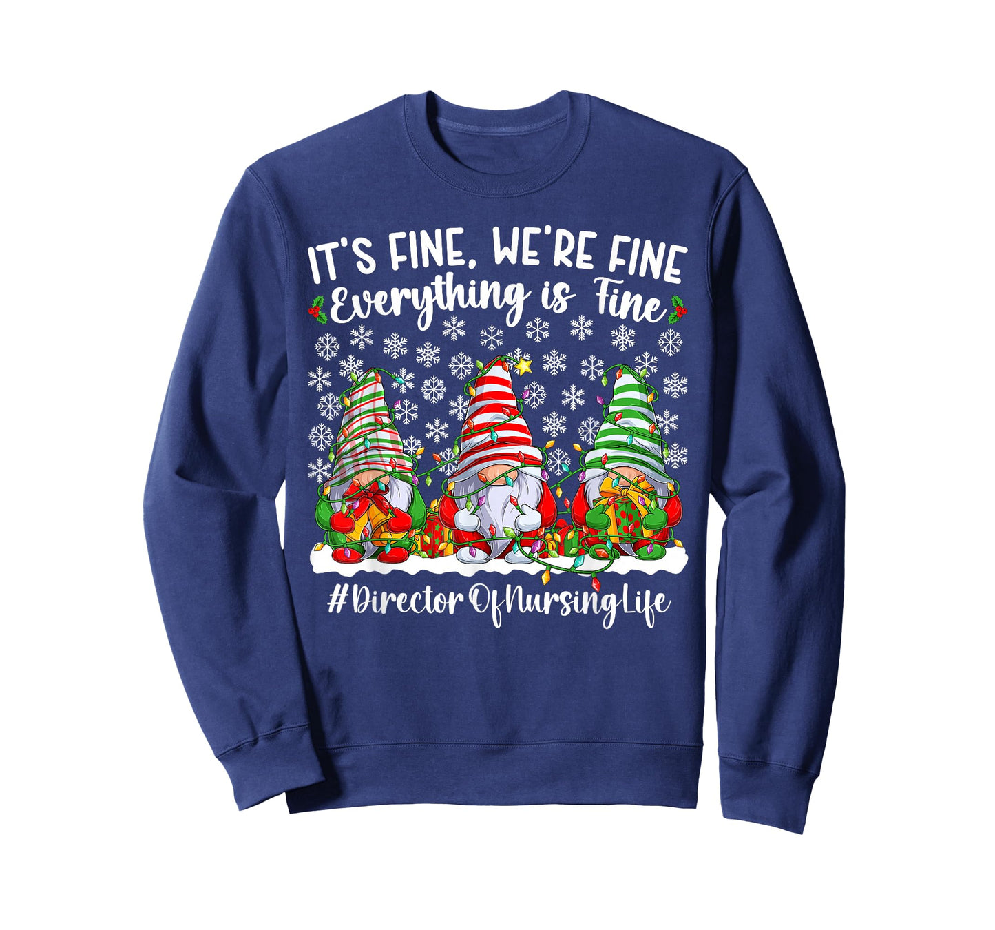 Funny Director of Nursing Christmas Director Nurse Xmas T-Shirt