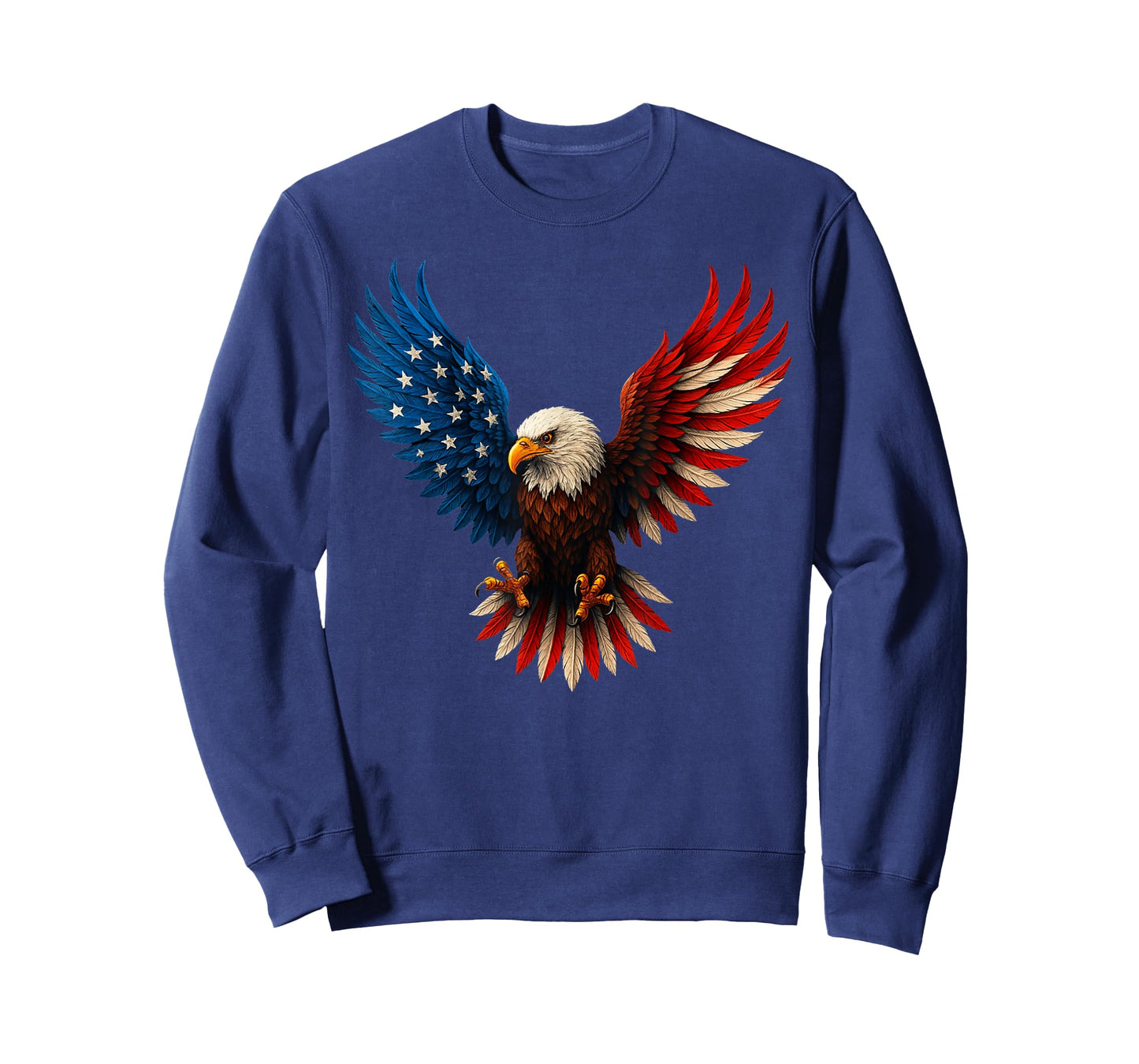 American Flag Bald Eagle Patriotic Eagle 4th of July USA T-Shirt