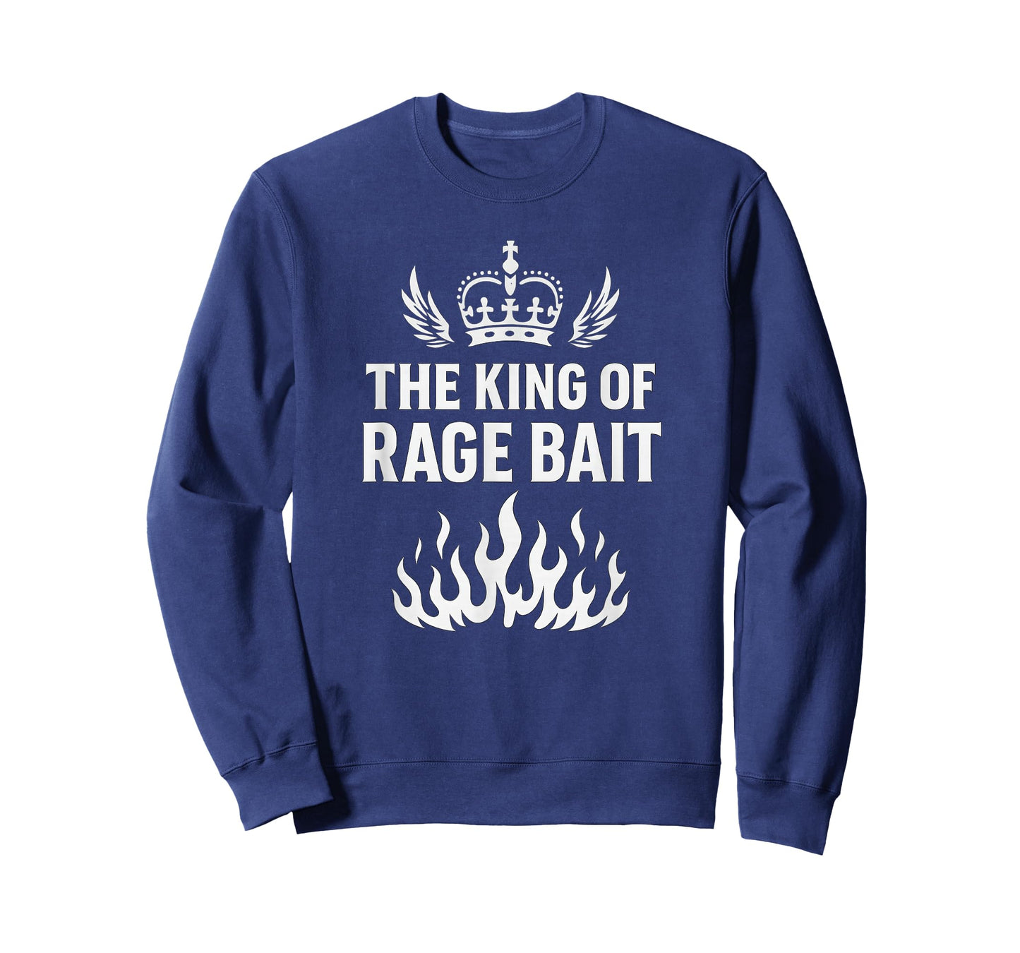King of Rage Bait Funny Meme, Joke Humor Quote T-Shirt