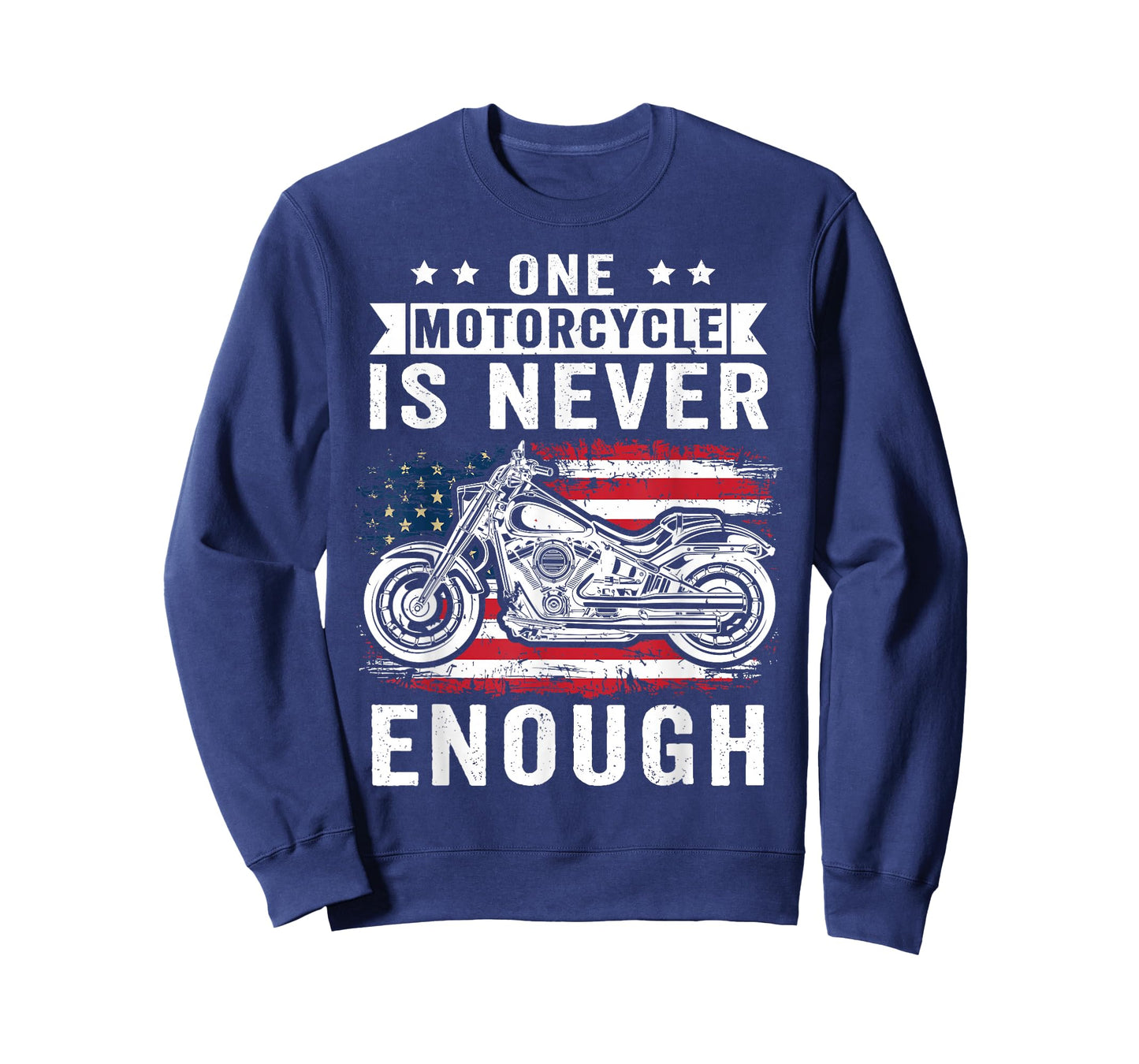 One Motorcycle is Never Enough Funny Grandpas Biker Rider T-Shirt