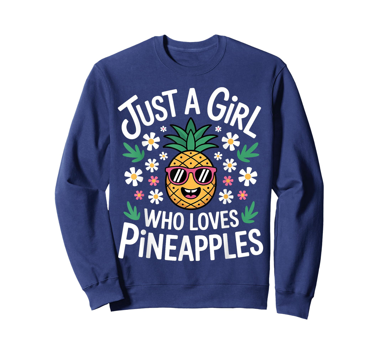 Funny Pineapple Design for Women Girls Fruit Pineapple Lover T-Shirt