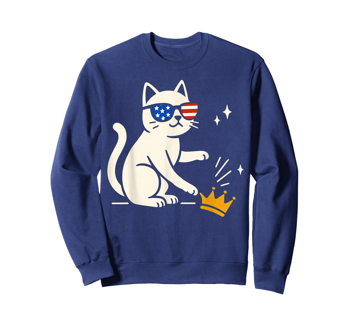 Funny Protesting Cat No King T-Shirt