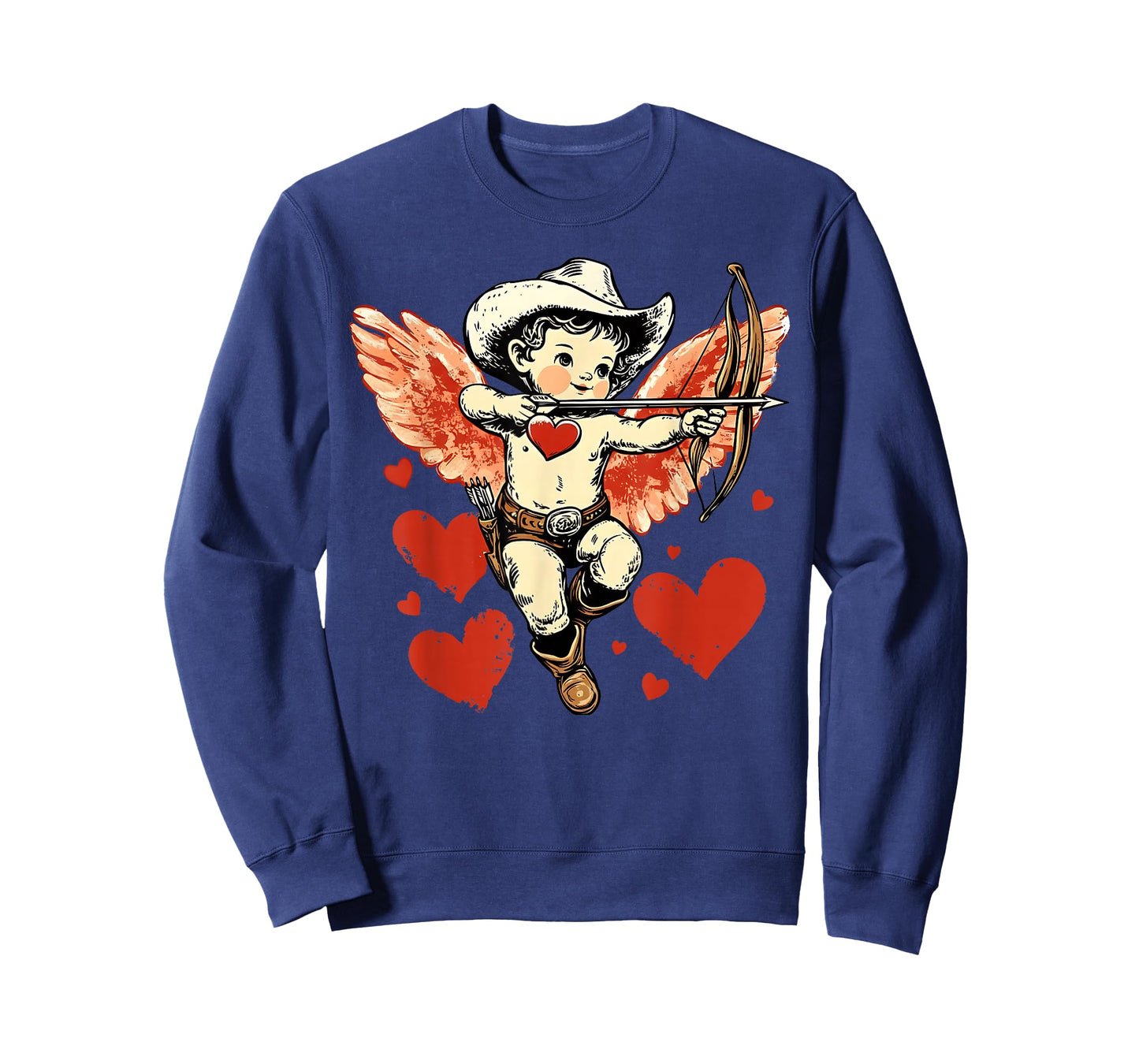 Vintage Cupid Valentines Women Girly Kids T-Shirt