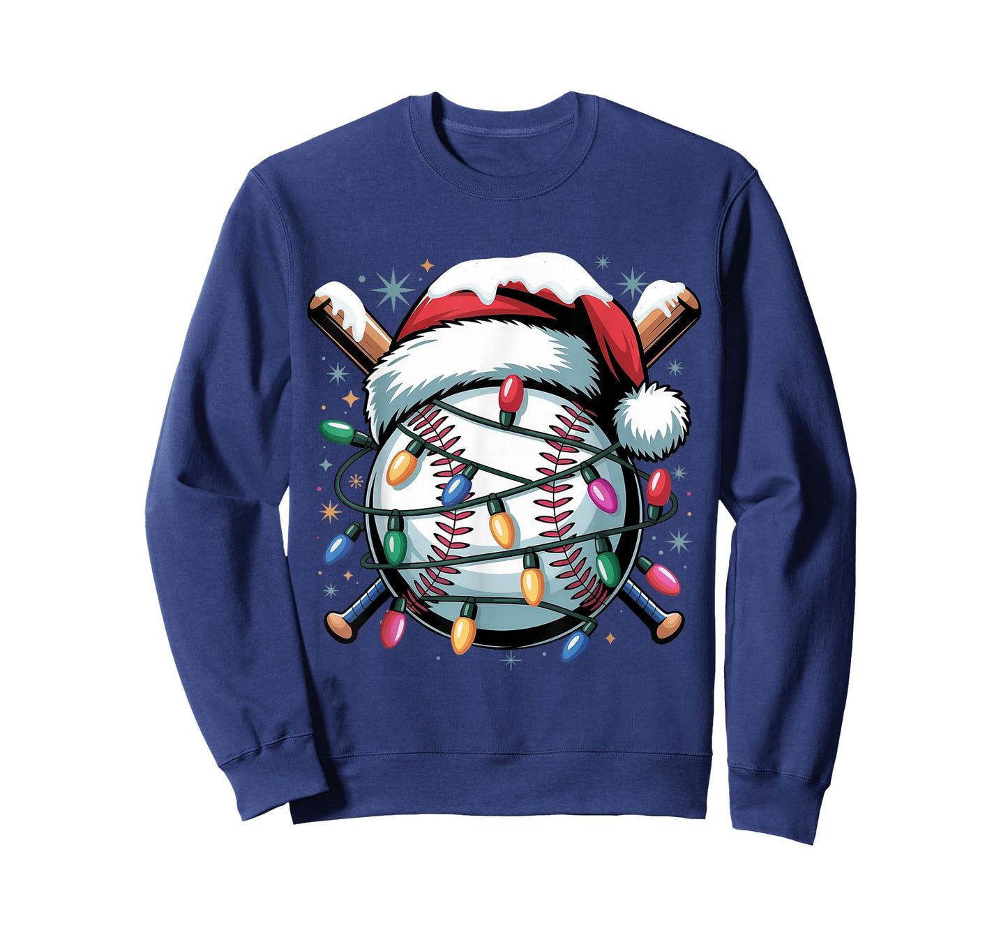 Christmas Baseball Boy Youth Kid Men Santa Hat Xmas Baseball T-Shirt