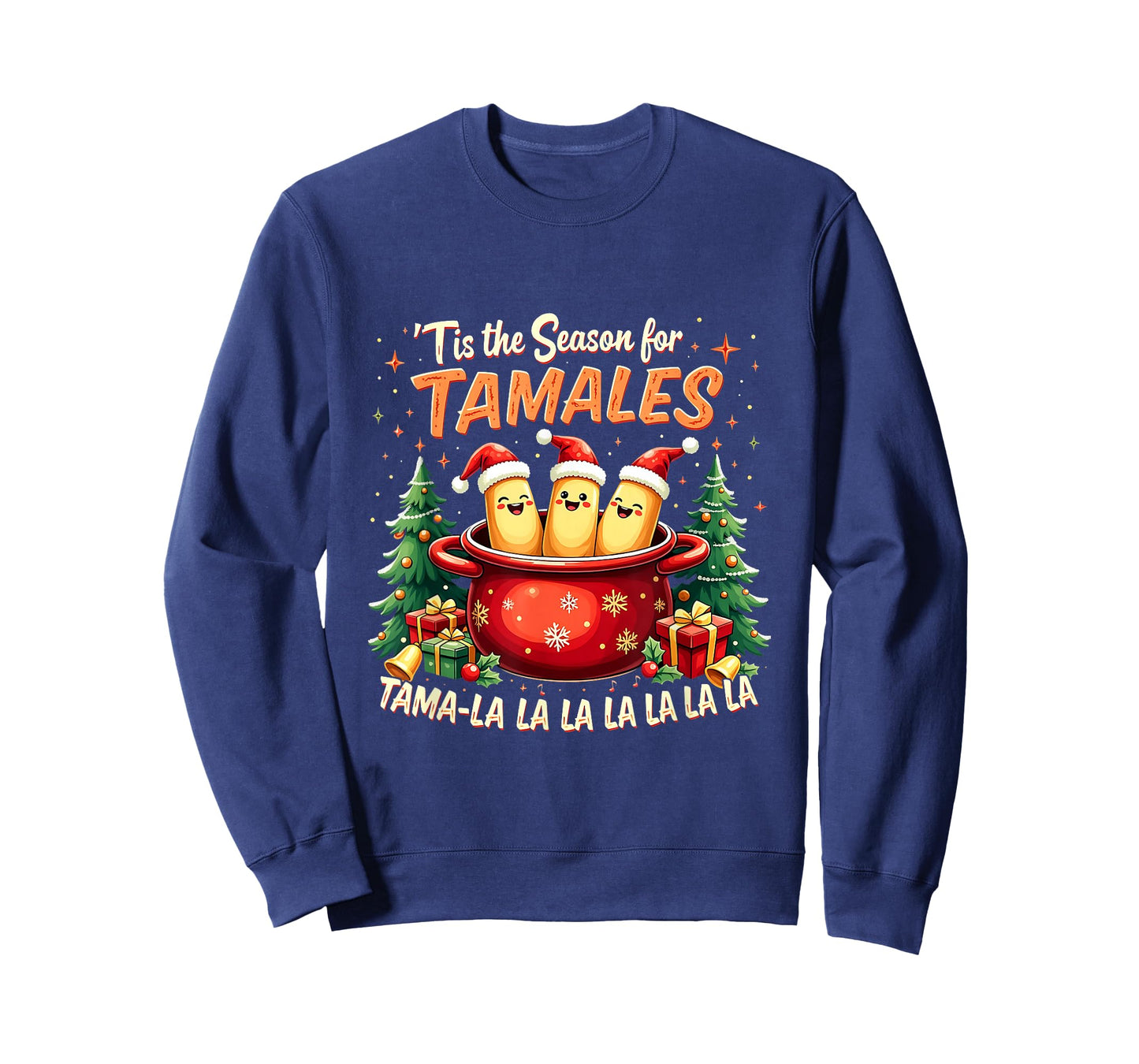 Mexican Tamale Christmas Tis The Season for Tamales Xmas T-Shirt