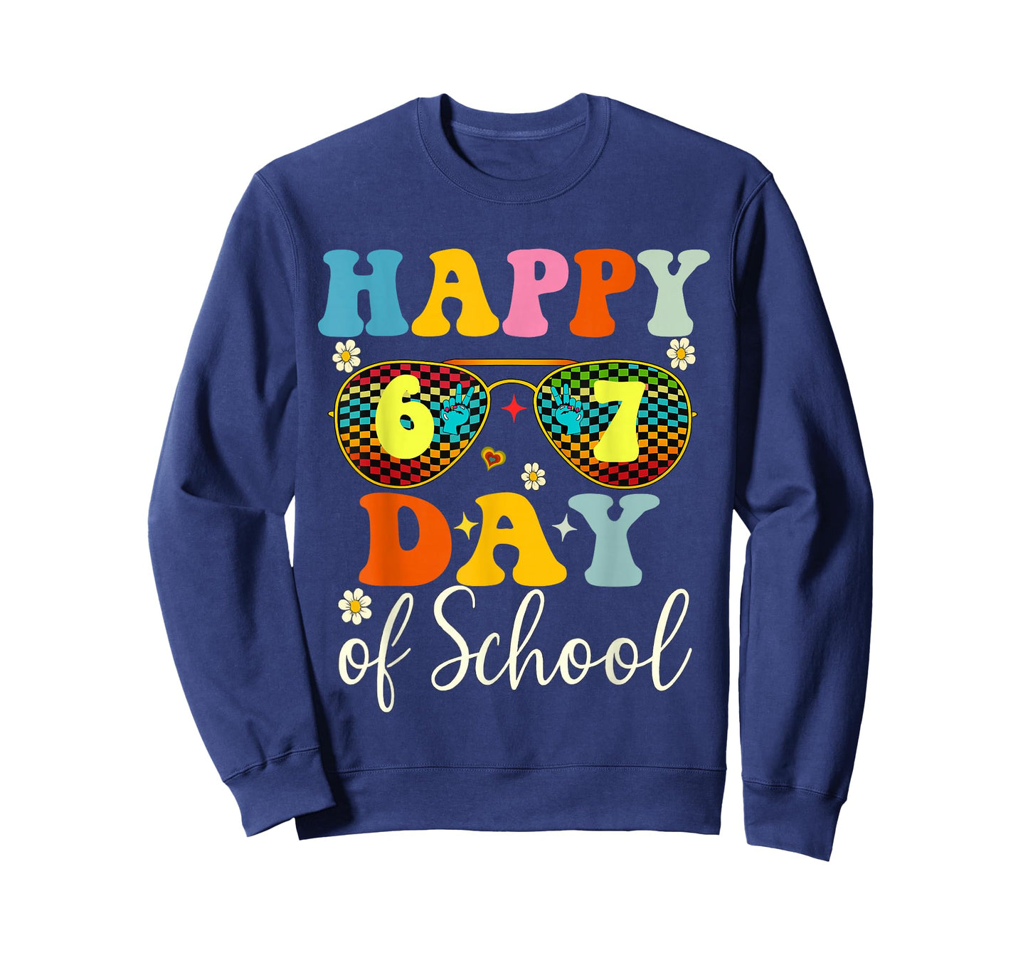 Happy 6 7 Days of School Teacher Kids 6 7th Day of School T-Shirt
