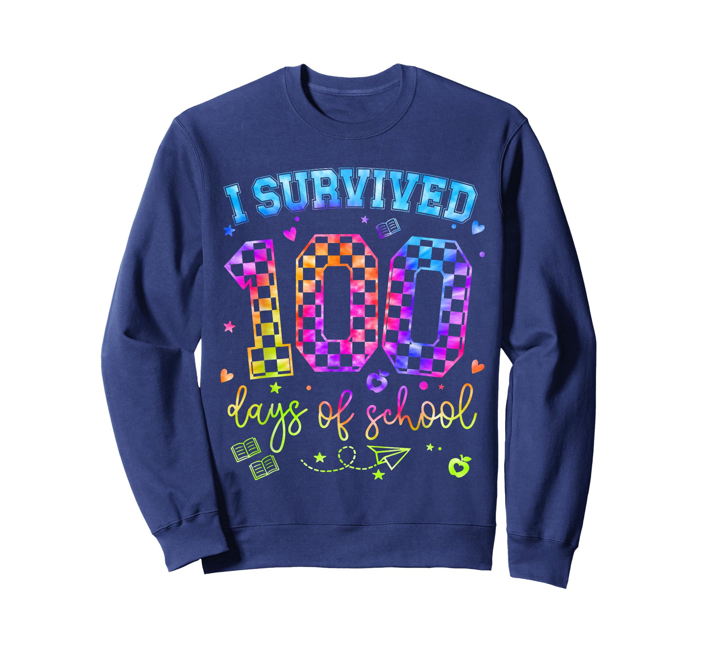 I Survived 100 Days of School Students Teachers 100th Day T-Shirt
