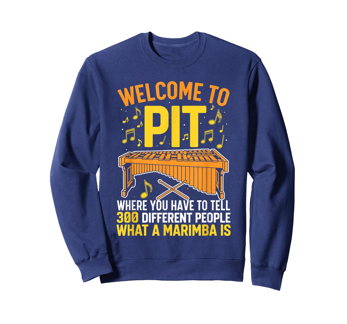 Funny Marimba Player Pit Percussion Marching Band T-Shirt