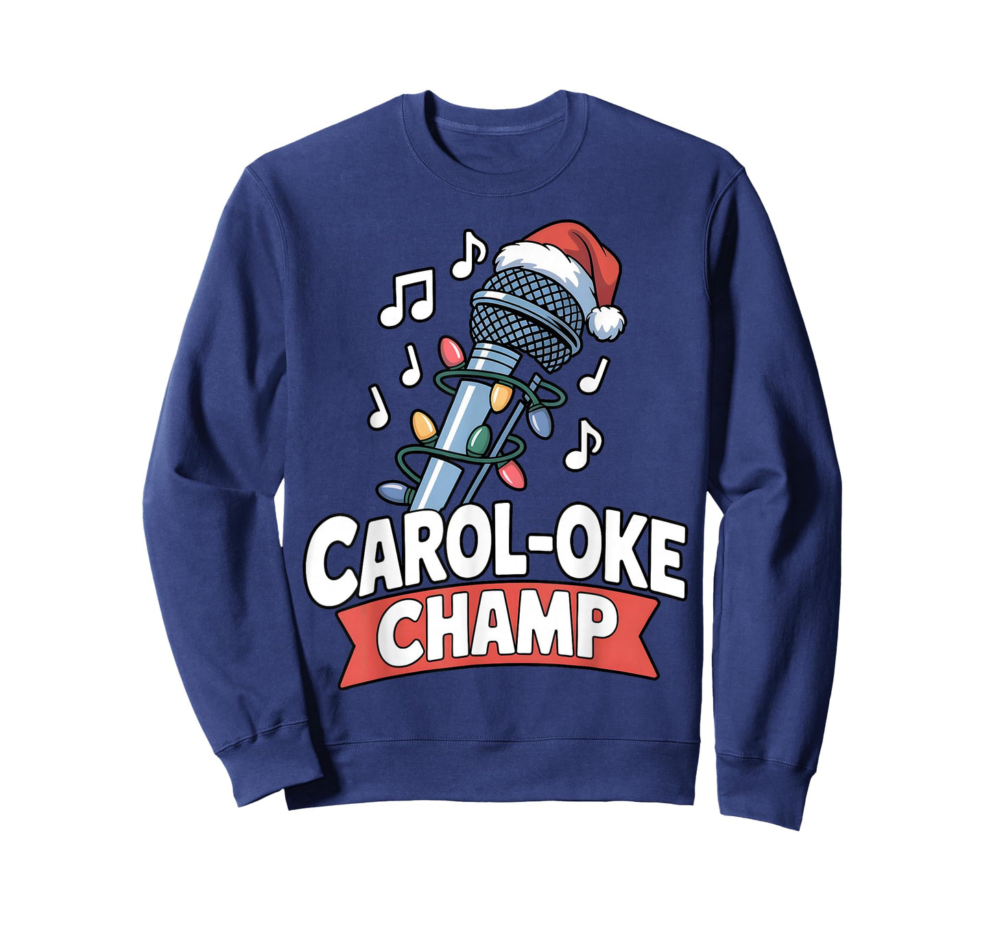 Carol-Oke Champ Funny Karaoke Christmas Singer Holiday T-Shirt