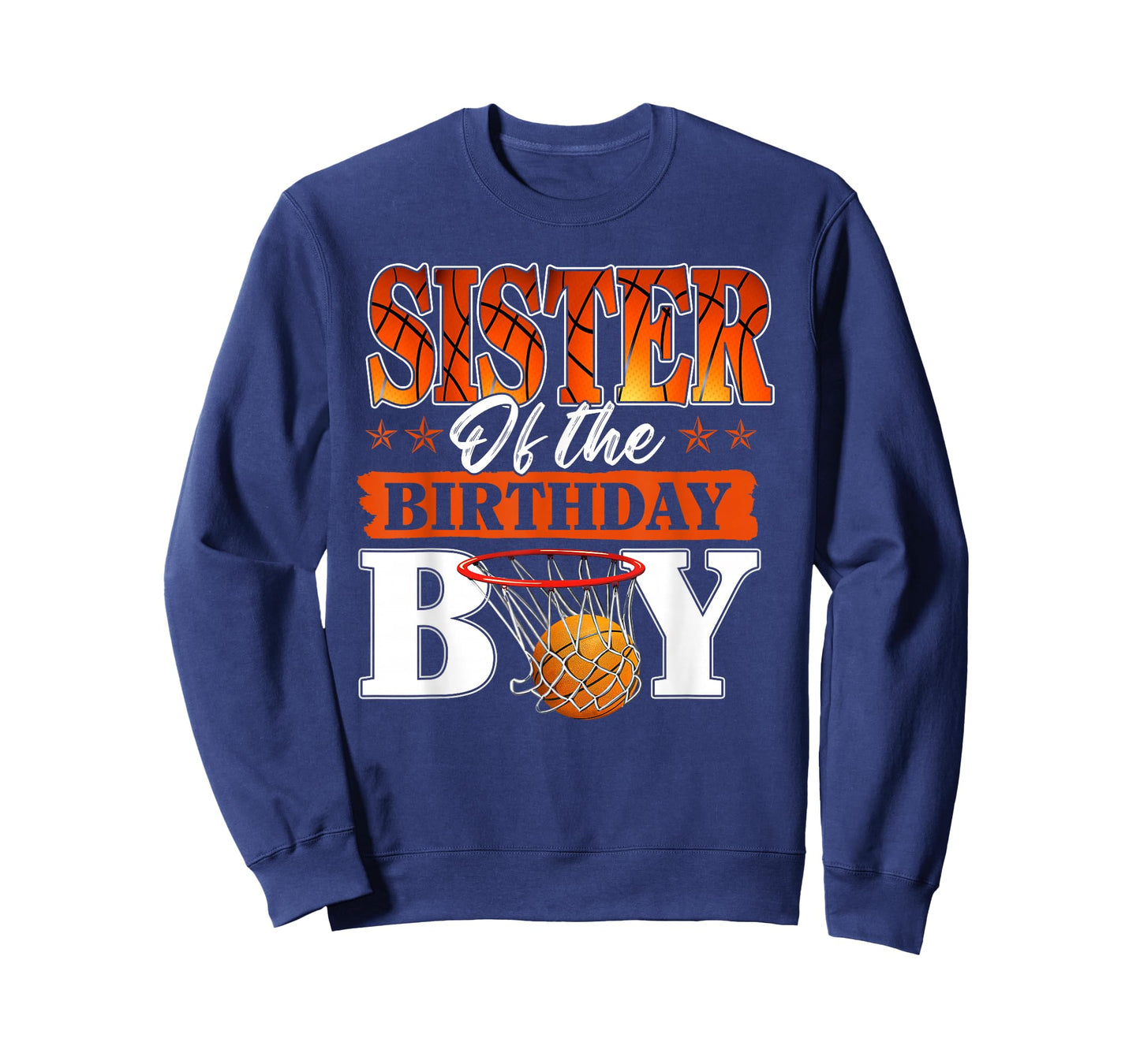Basketball Sister of The Birthday Boy Family Matching T-Shirt