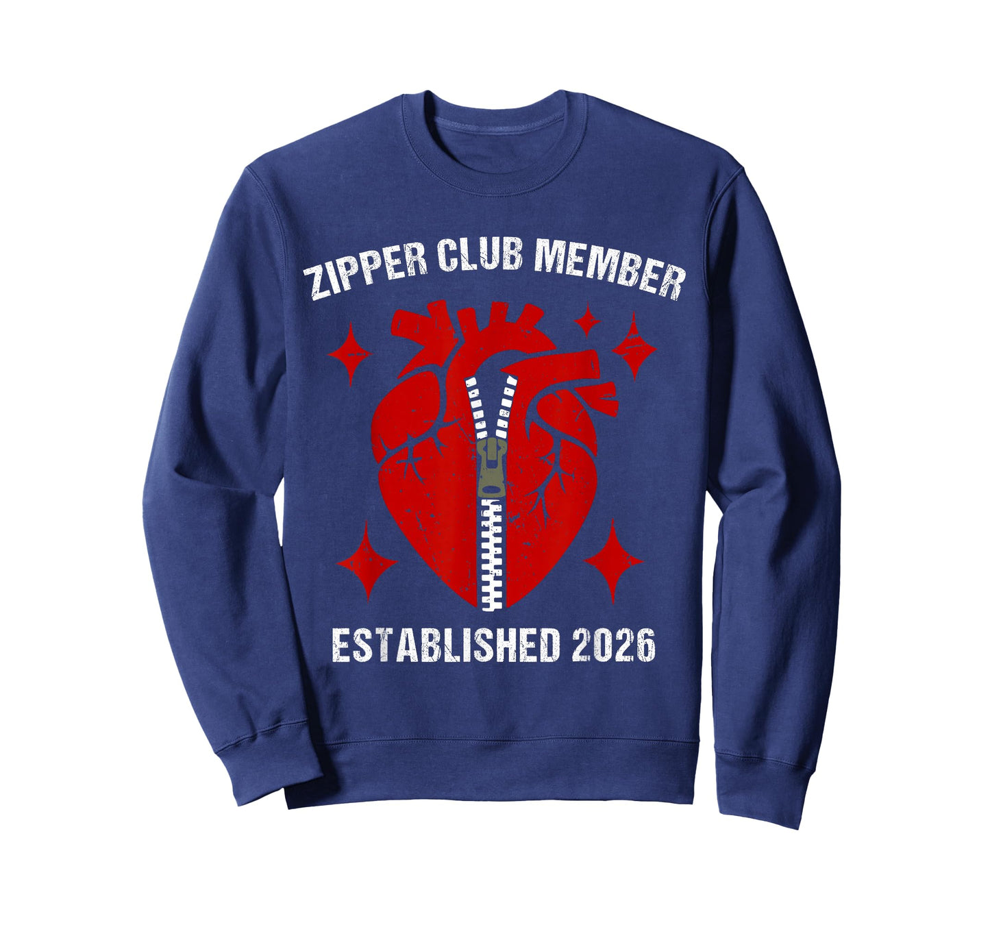 Zipper Club Member Established 2026 Heart Surgery Recovery T-Shirt