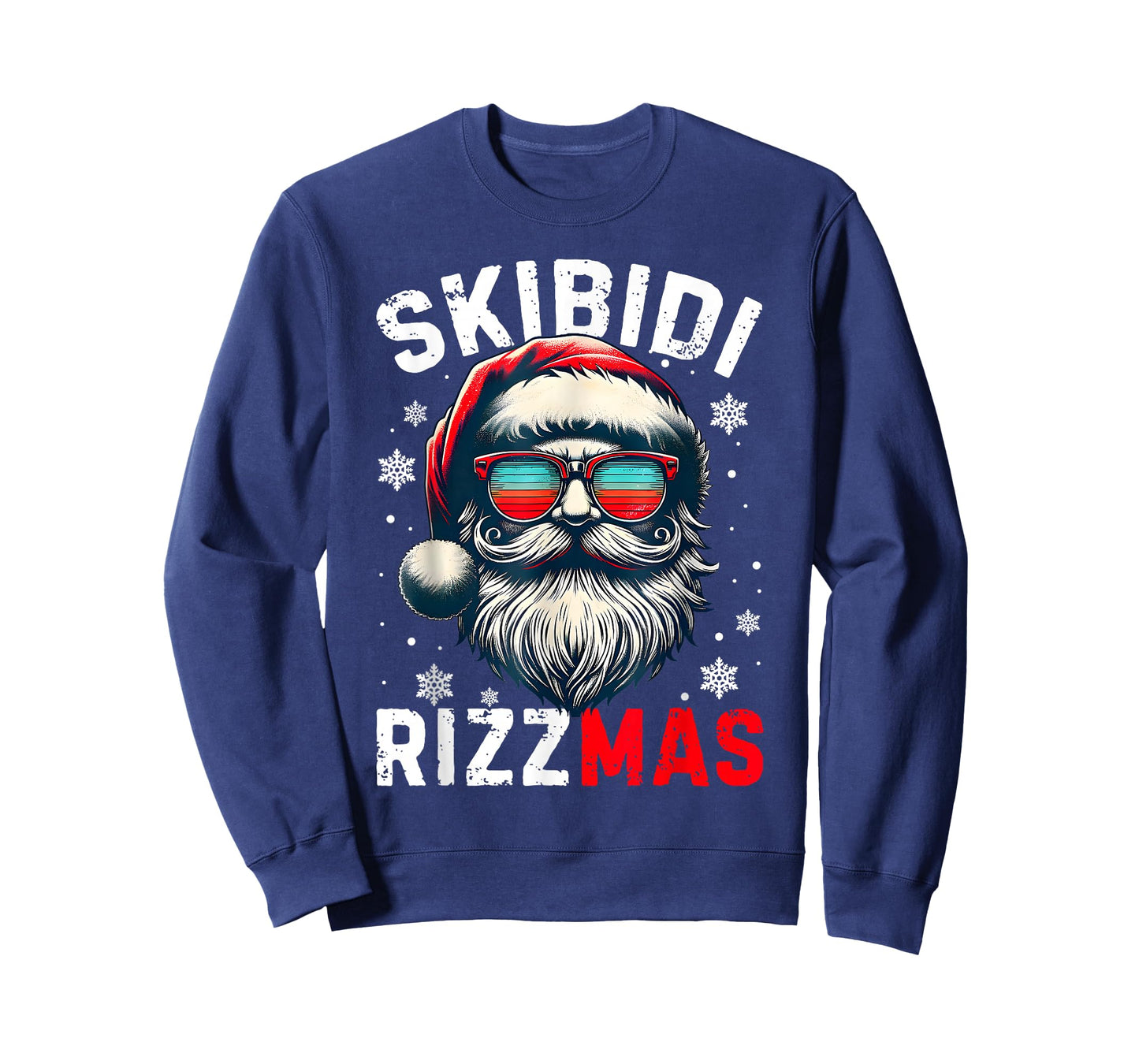 Skibidi Rizzmas Christmas Rizz Santa Claus Charisma Xmas Kid T-Shirt
