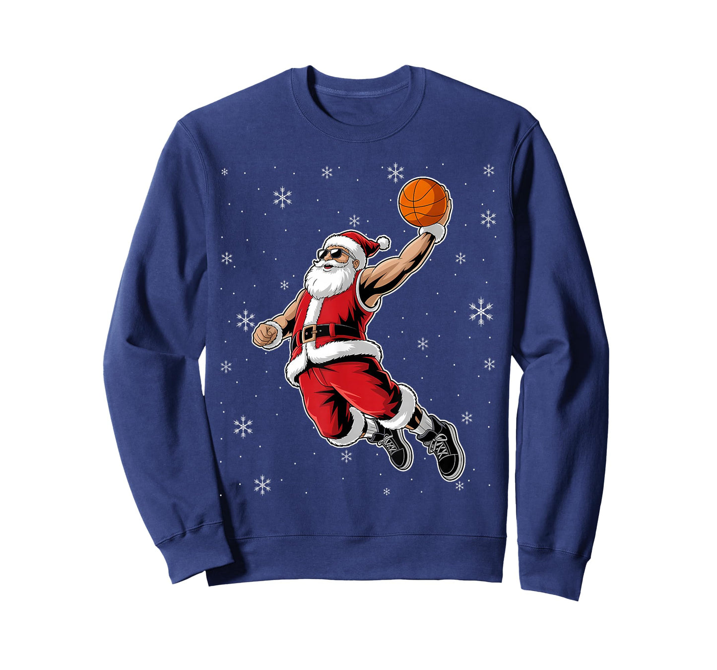 Just Dunk It Santa Claus Basketball Christmas Tree Ornaments T-Shirt