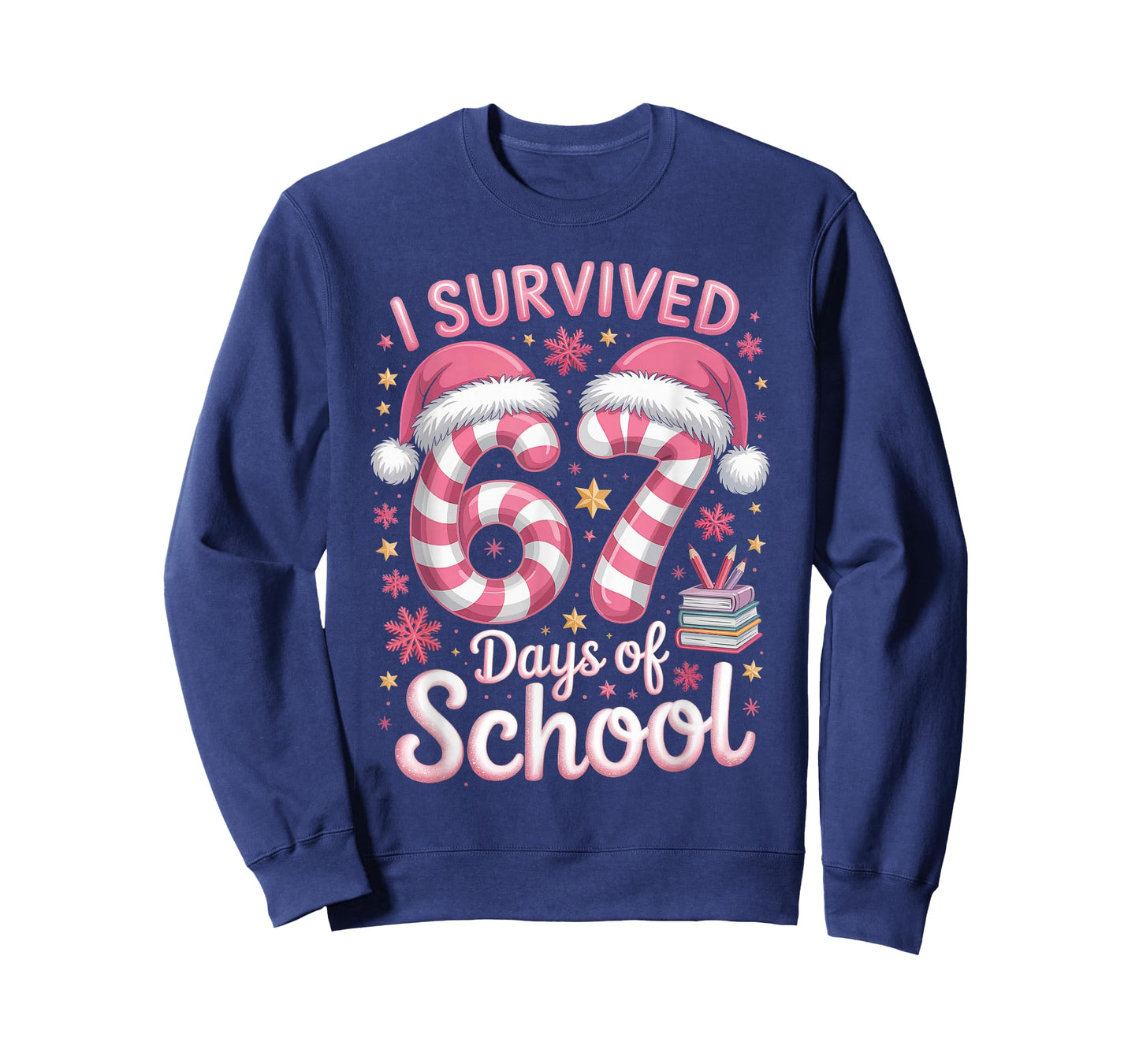 I Survived 67 Days of School Funny Meme Teacher Student T-Shirt