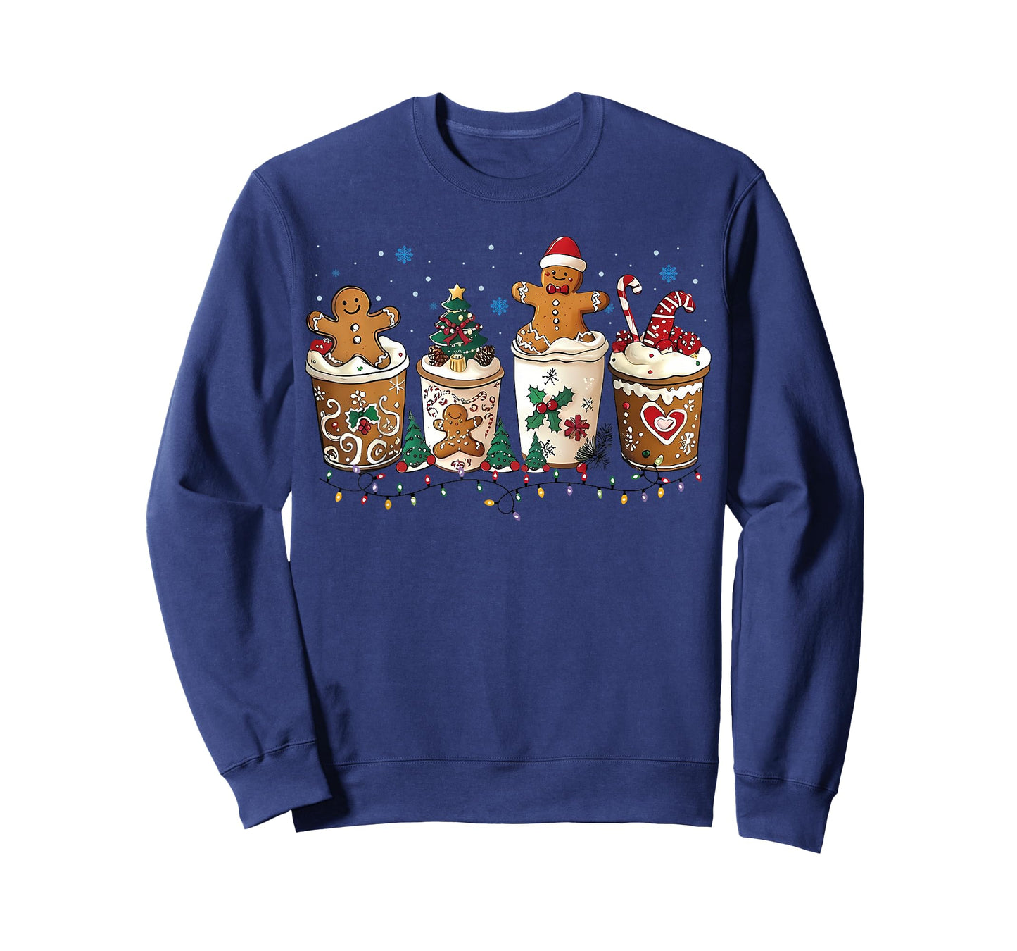 Gingerbread Christmas Coffee Cute Sweet Winter Holiday Women T-Shirt