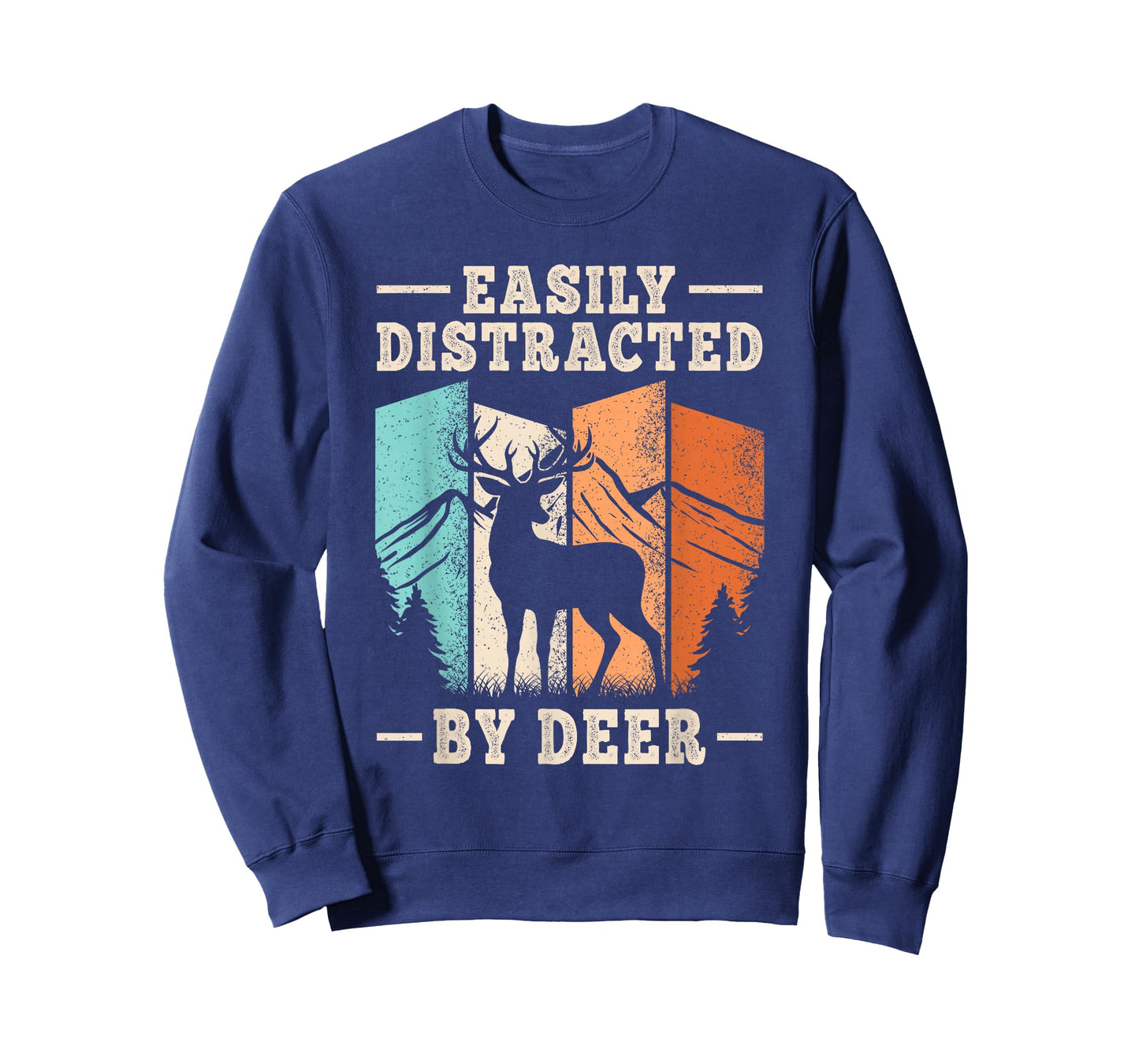 Easily Distracted by Deer Lover Men Women Kids T-Shirt