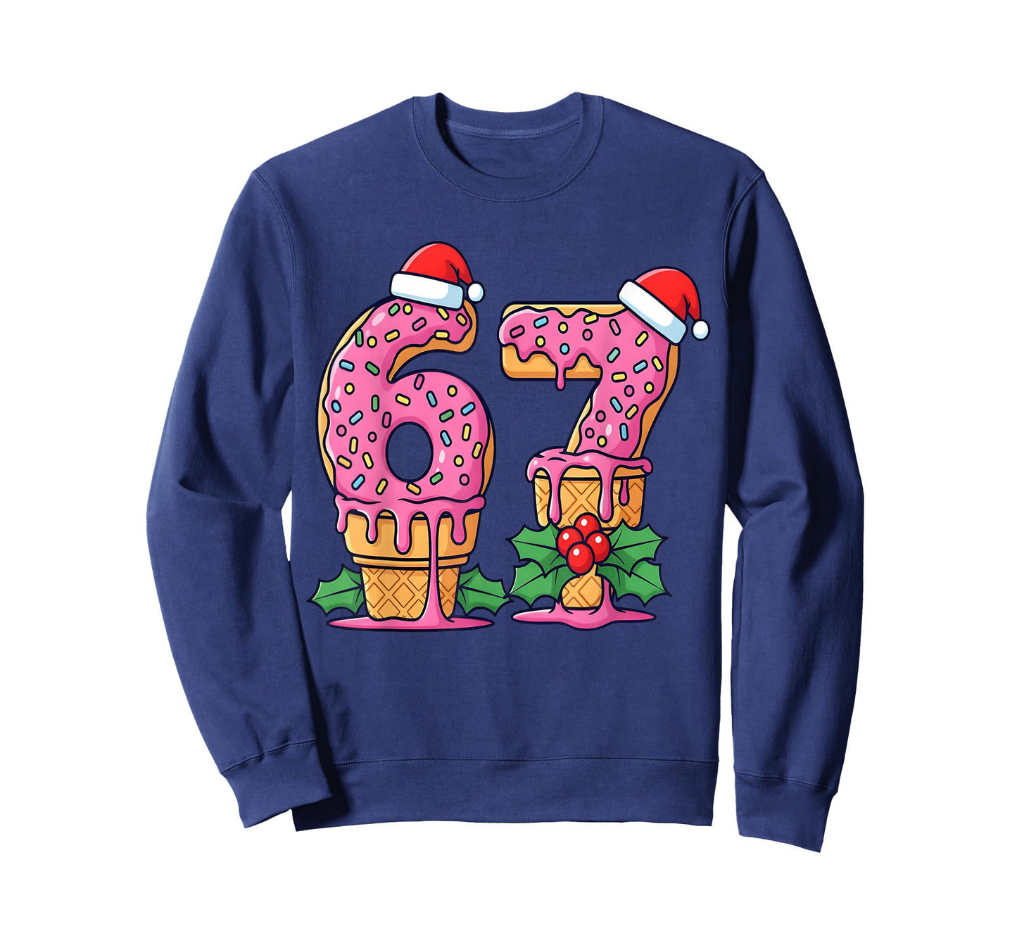 Baseball Drip Ice Cream 67 Baseball Lifestyle 101 Christmas T-Shirt