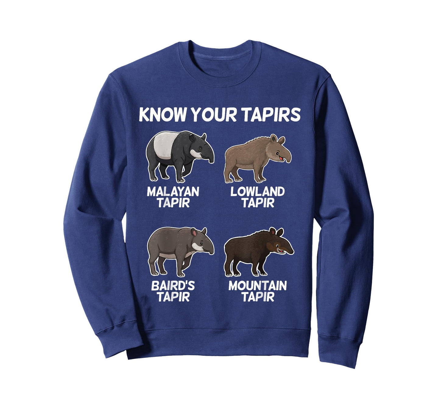 Cute Tapir Design for Men Women Kids Animal Tapir Lovers T-Shirt