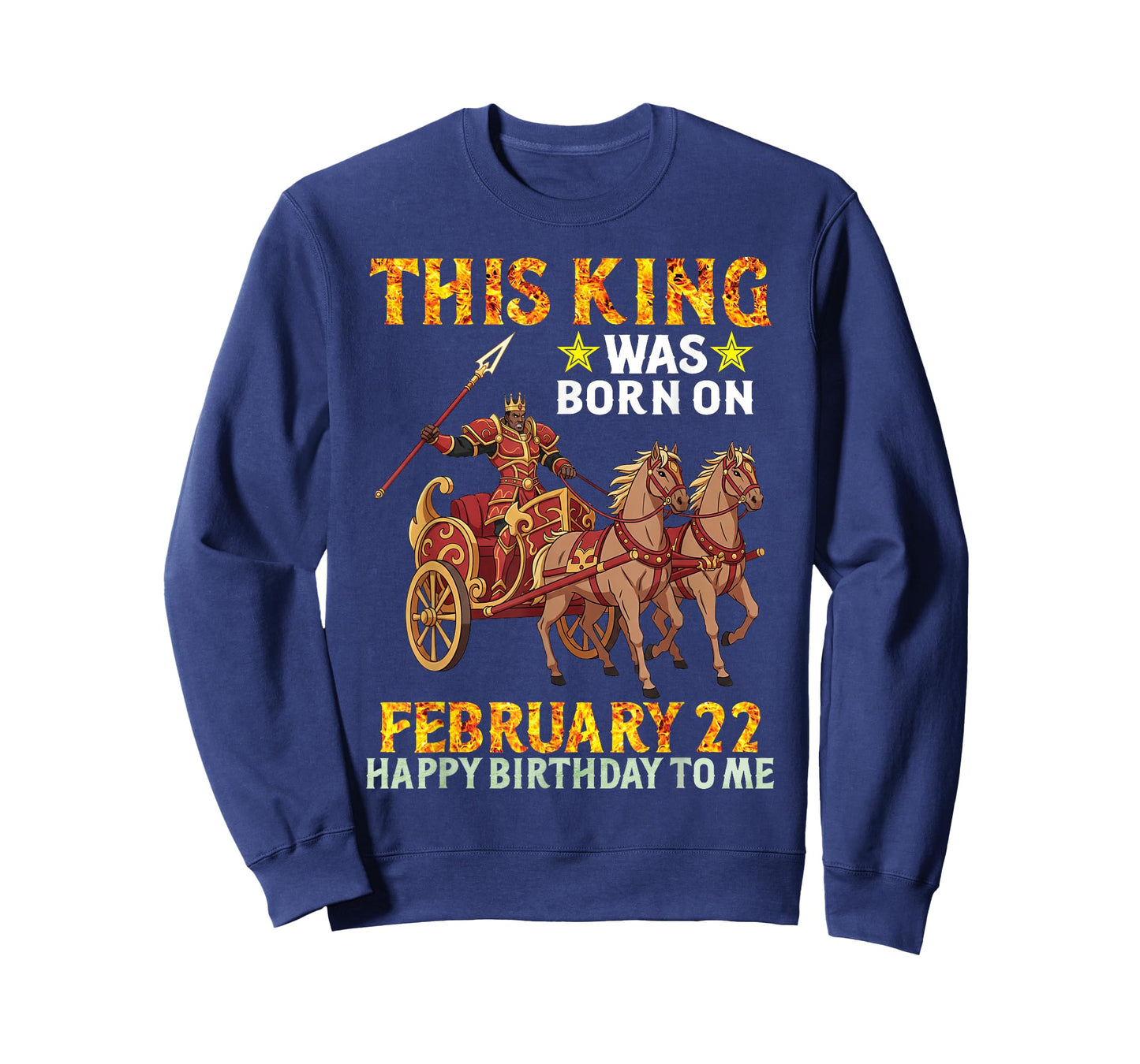 This King was Born On February 22 Happy Birthday to Me You T-Shirt