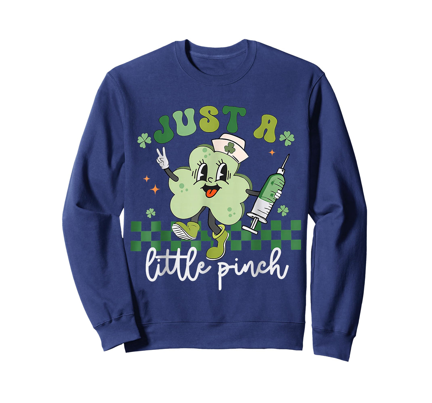 Just A Little Pinch Nurse St Patrick's Day Shamrock Irish T-Shirt