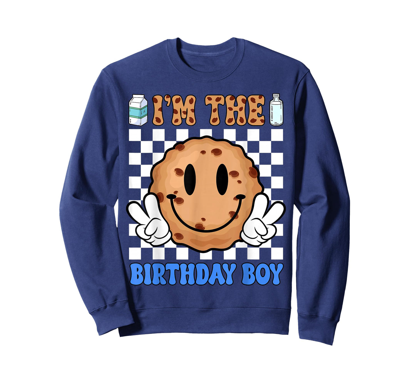 I'm The Birthday Boy Milk and Cookies First 1st Birthday T-Shirt