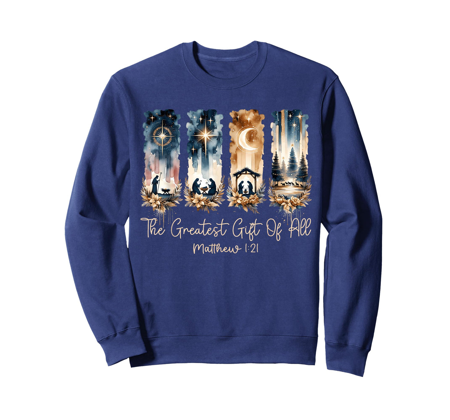 The Greatest Gift for All Christmas Nativity Jesus Christian T-Shirt