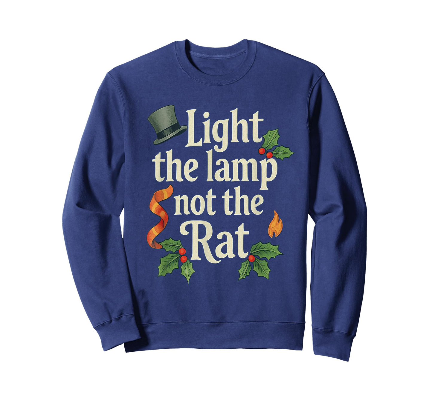 Light The Lamp Not The Rat Funny Christmas Matching Family T-Shirt