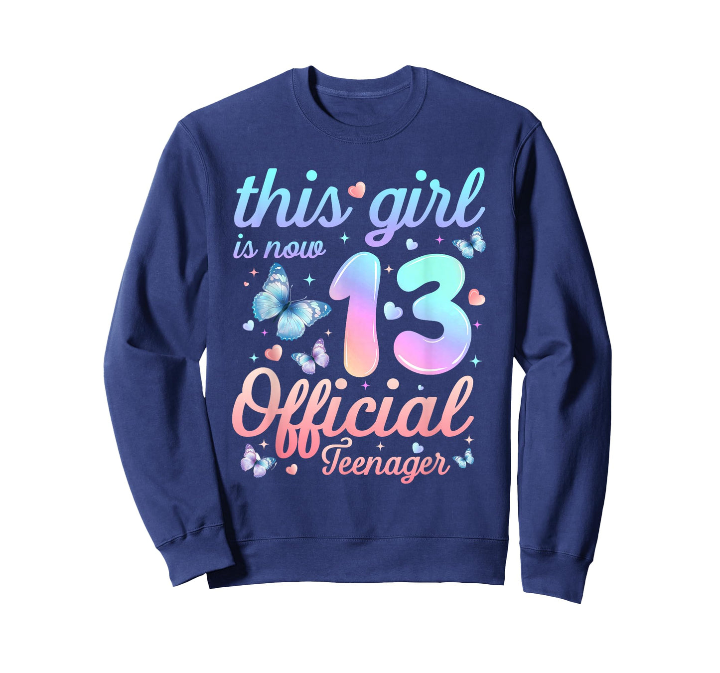 This Girl is Now 13 Official Teenager 13th Birthday 13Yr Old T-Shirt