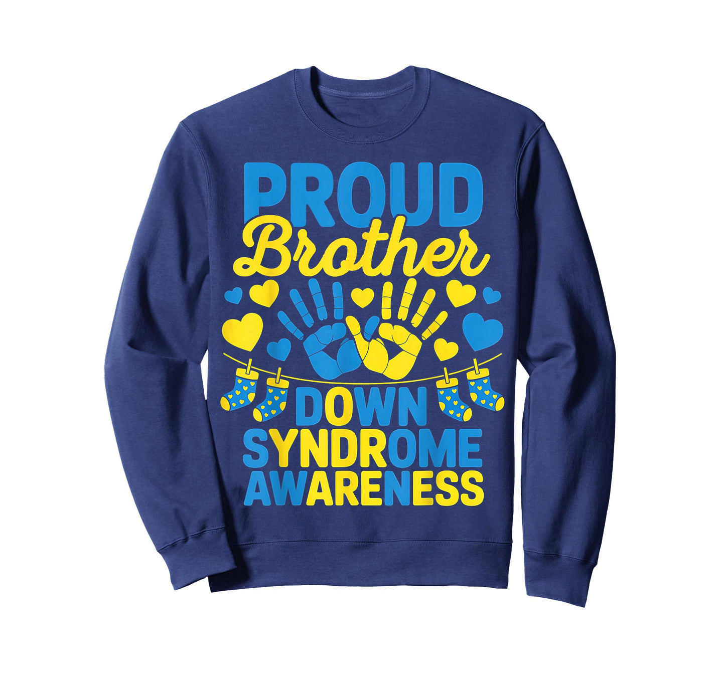Proud Brother Down Syndrome Awareness Day Matching Family T-Shirt