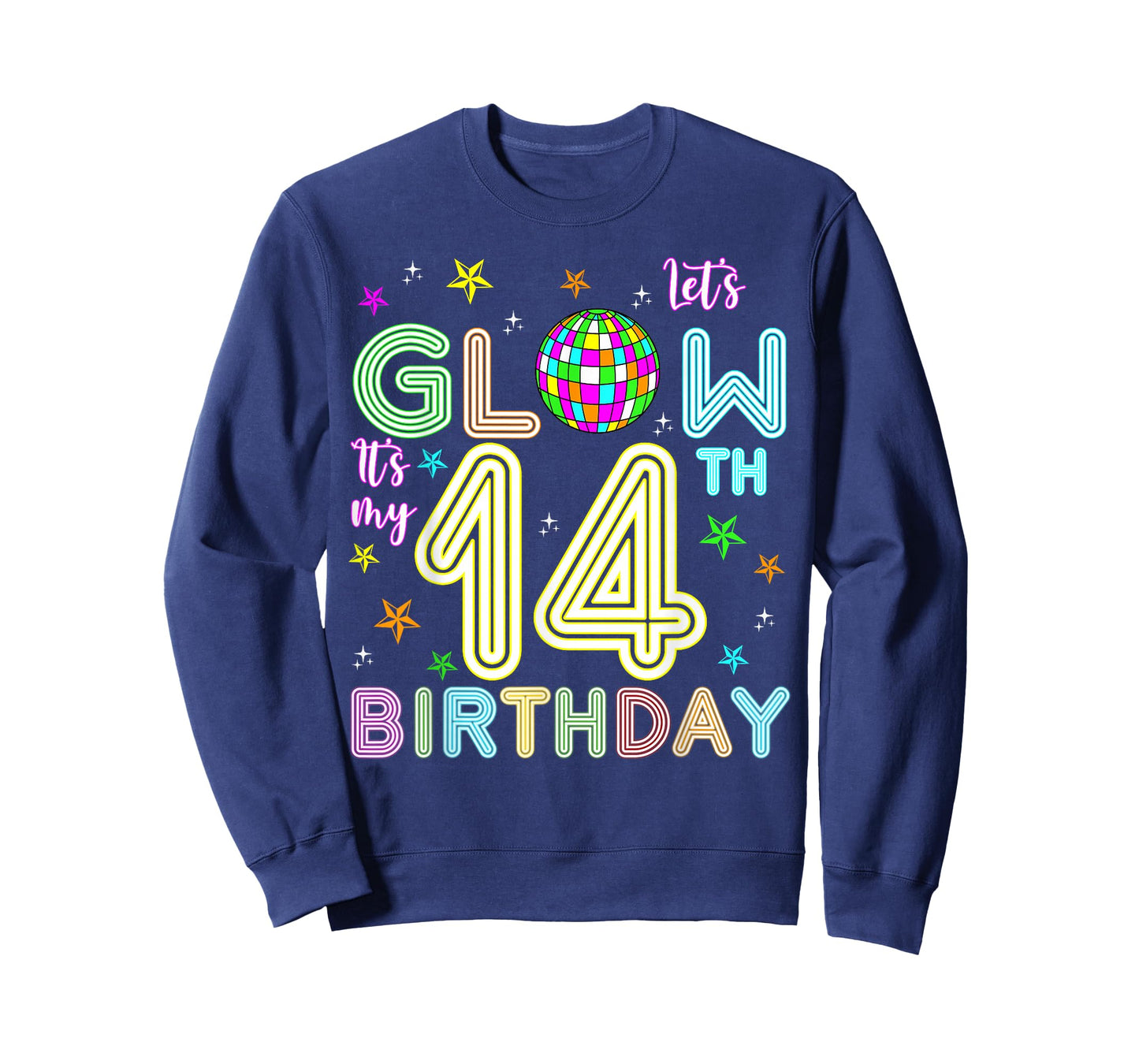 It's My 14th Birthday Glowing 80s 14 Year Old T-Shirt