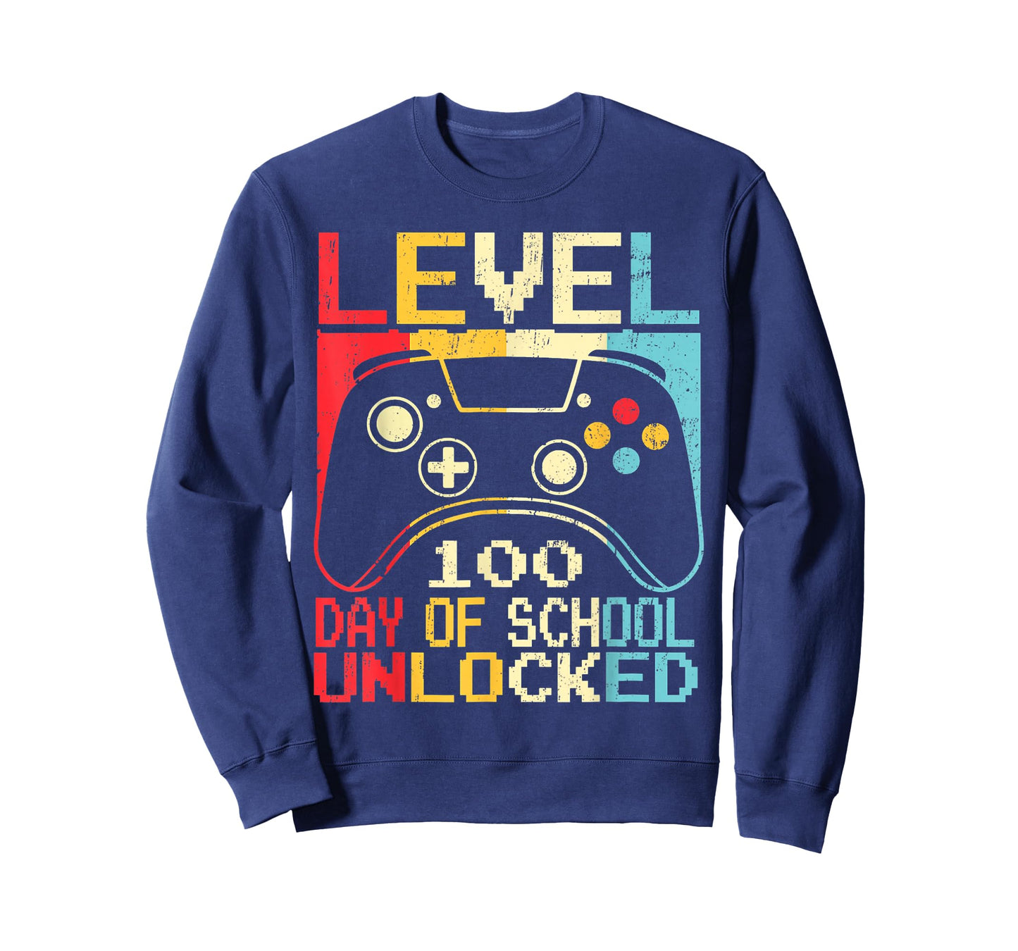 100 Days of School Boys 100th Day of School Level Unlocked T-Shirt