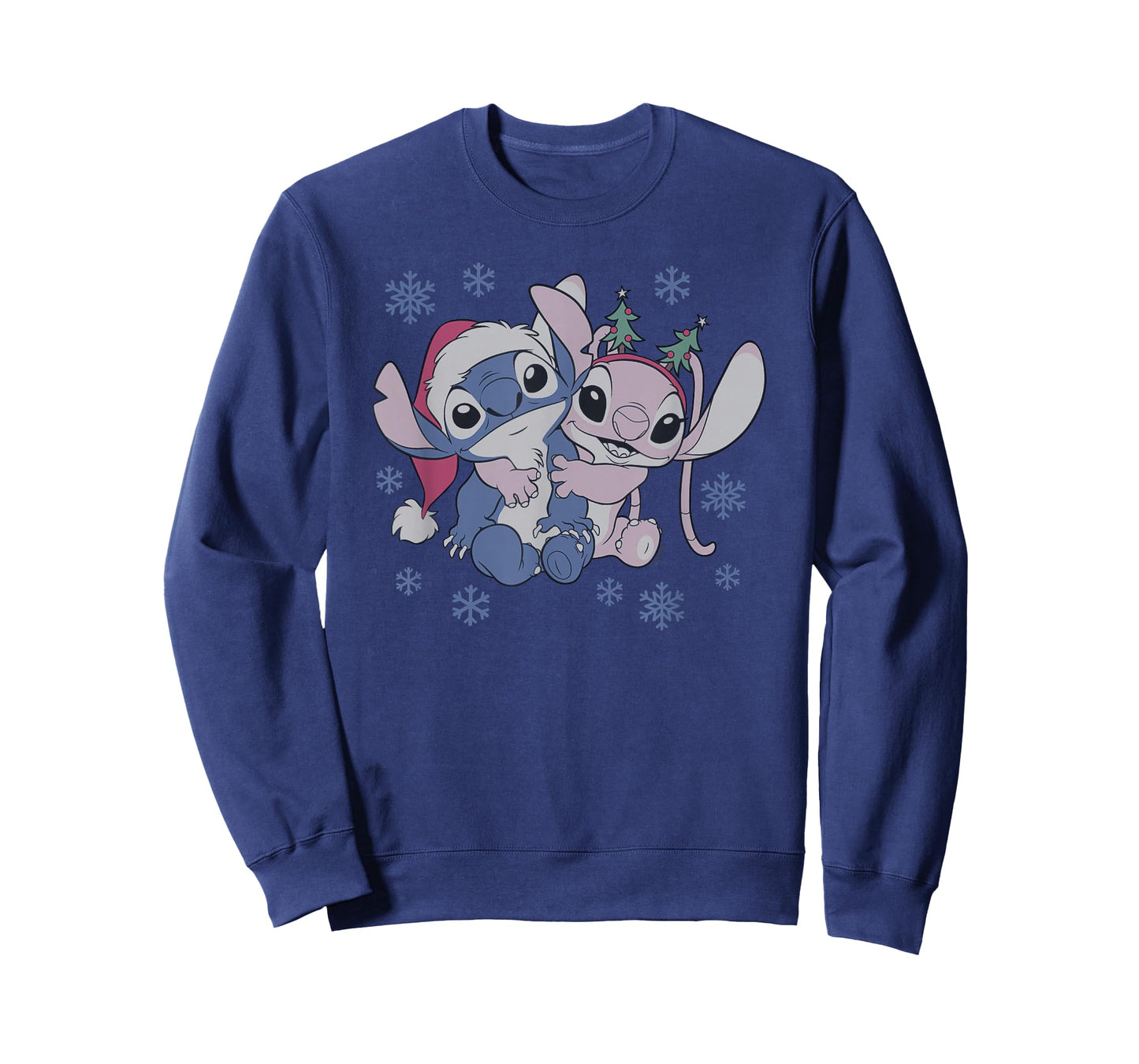 Disney Lilo & Stitch Christmas Angel and Stitch Winter Love T-Shirt