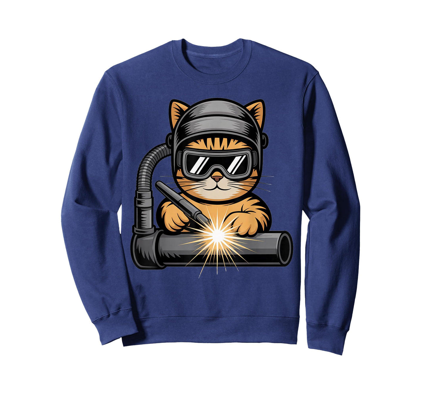 Cat Welder Graphic Welding Cat Design for Welders T-Shirt