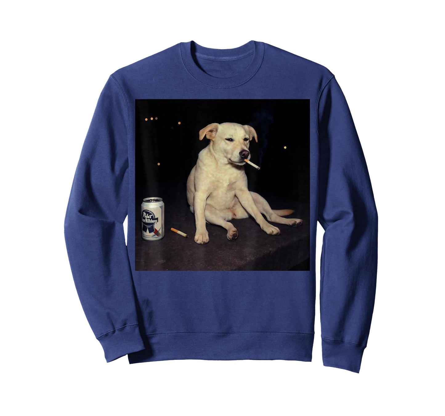 Funny Smoking Dog Meme Cigarette Gen Z Meme Dog Lover T-Shirt