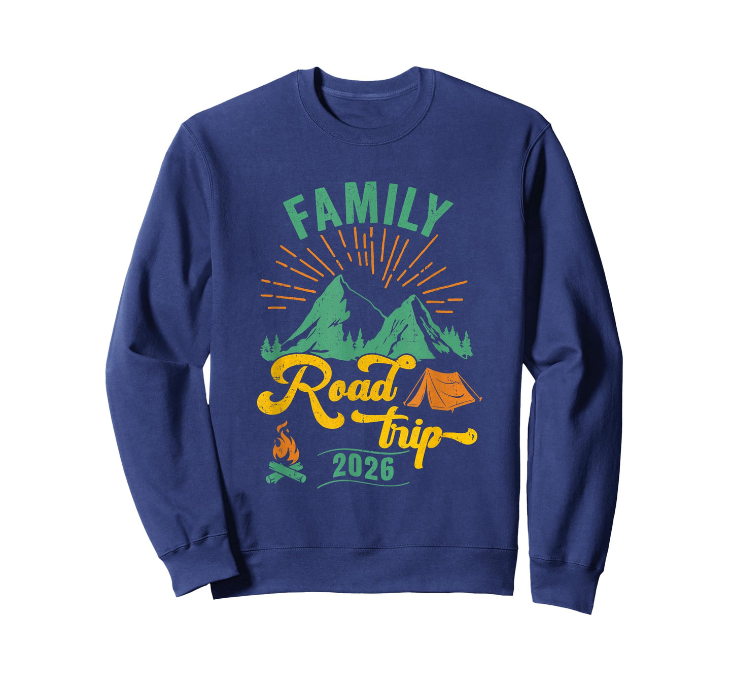 Family Road Trip 2026 Camping Crew Vacation Holiday Trip T-Shirt