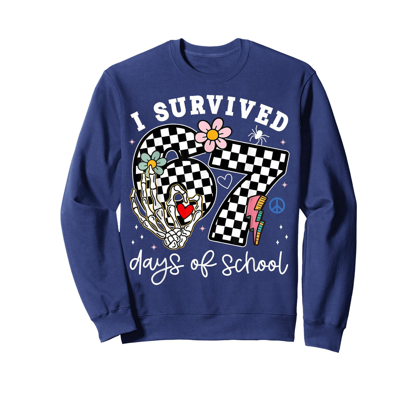 I Survived 67 Days of School Funny 67 Meme Teachers Students T-Shirt
