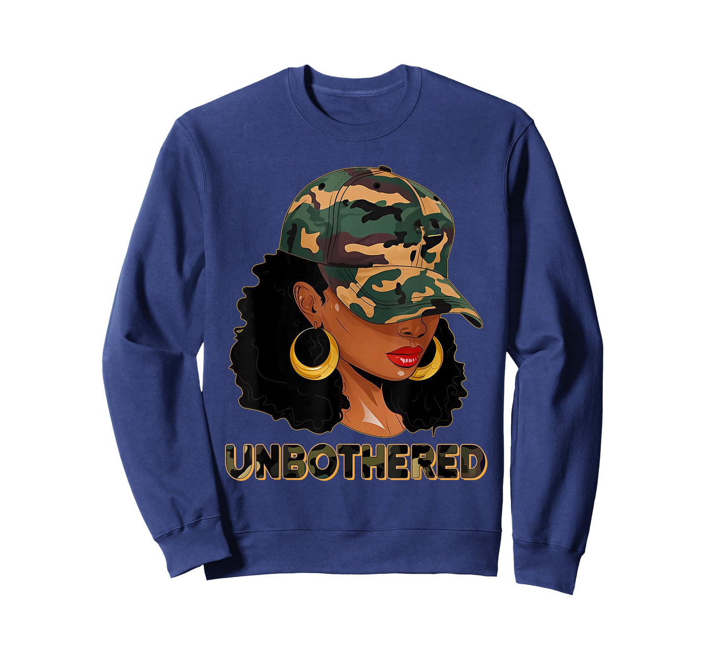Unbothered Black Woman Melanin African Black History Month T-Shirt