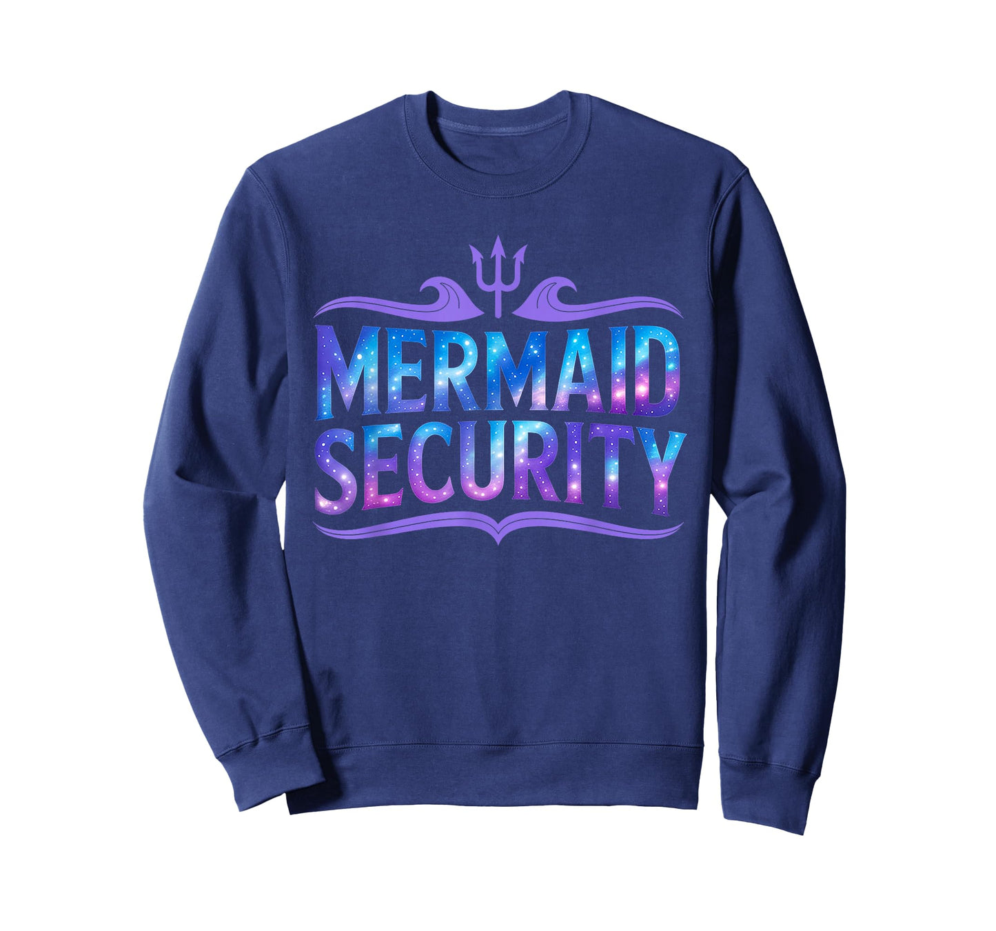 Mermaid Security Funny Dad Father Daughter Birthday Party T-Shirt