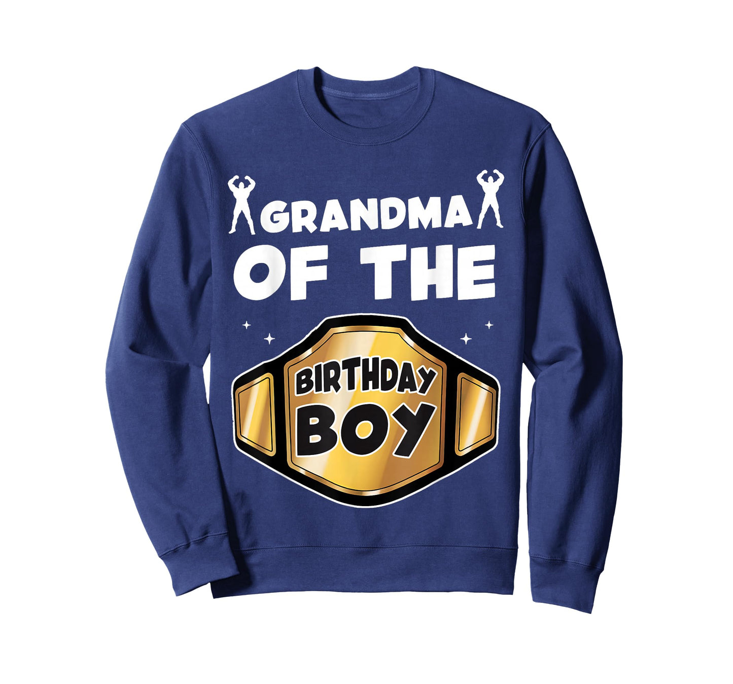 Grandma of The Birthday Boy Wrestling Belt Birthday Boys T-Shirt