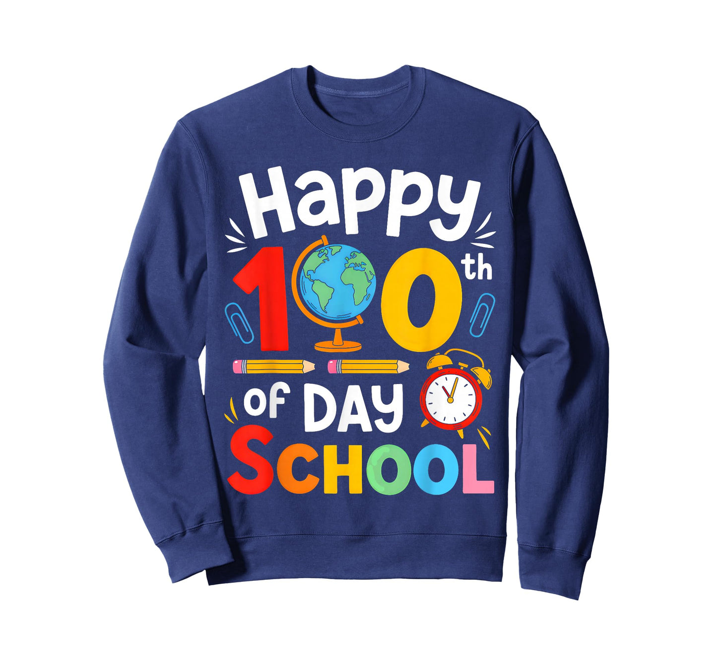 Happy 100th Day of School 100 Days of School Teacher Student T-Shirt