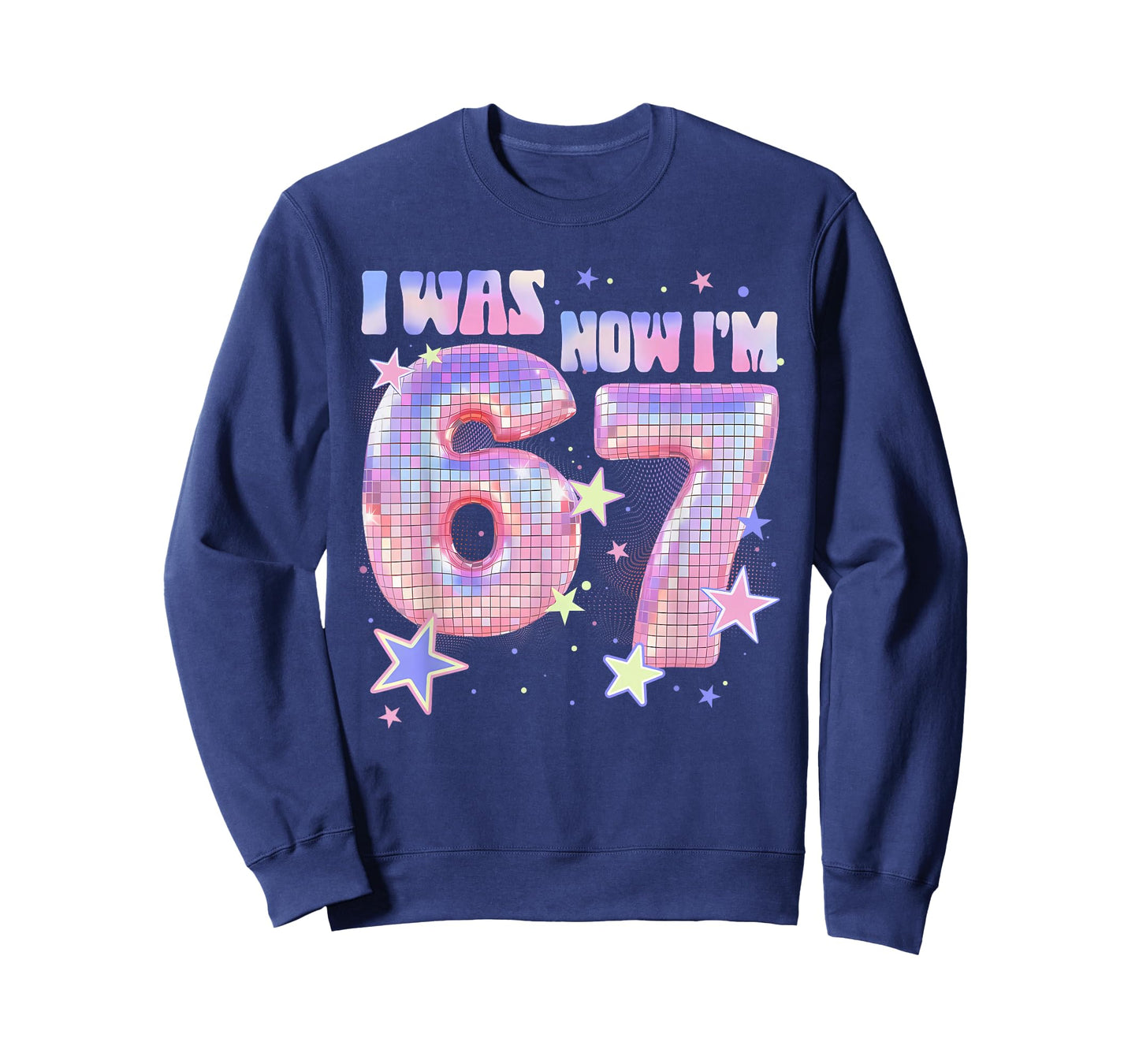 7 Year Old Birthday Girl Funny I was 6 Now I'm 7 67 Meme T-Shirt
