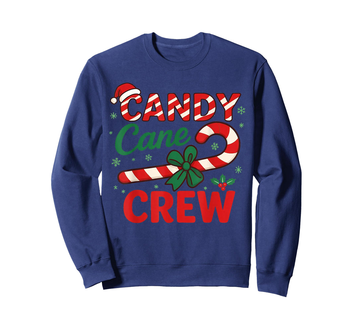Candy Cane Crew - Funny Christmas Holiday Men Women T-Shirt