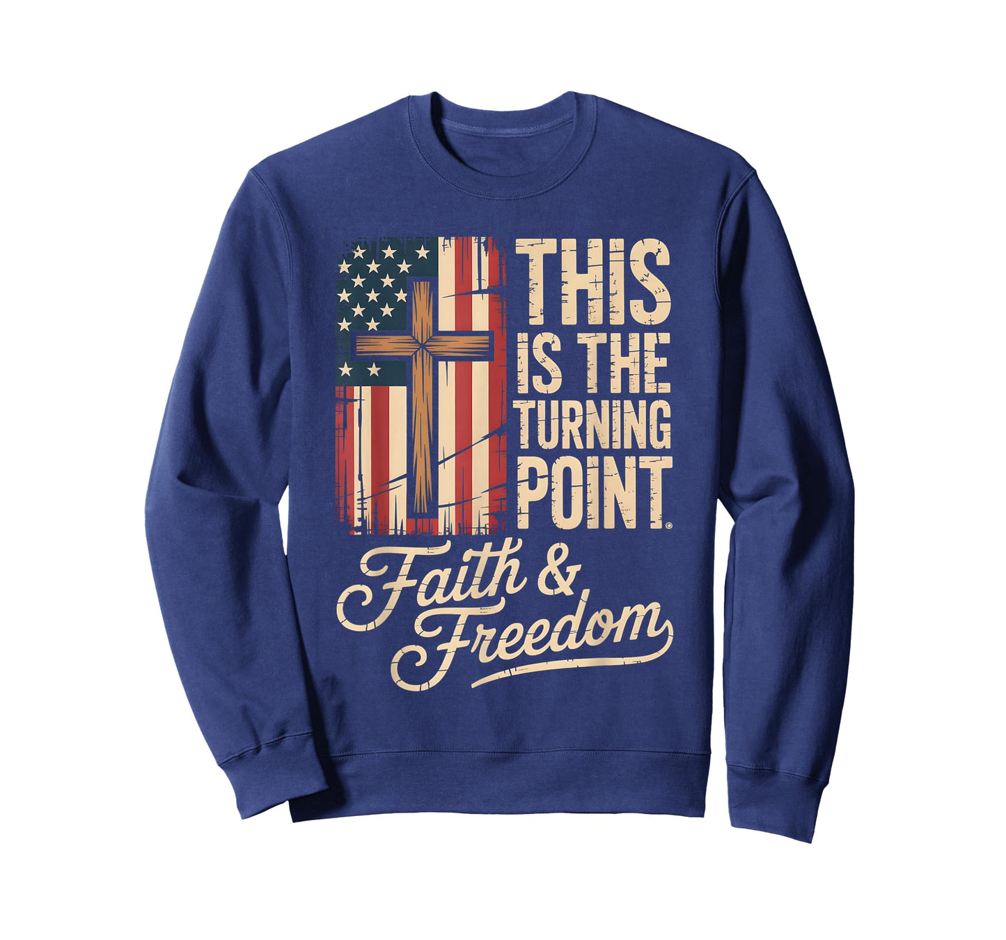 This is The Turning Point Patriotic Faith USA T-Shirt