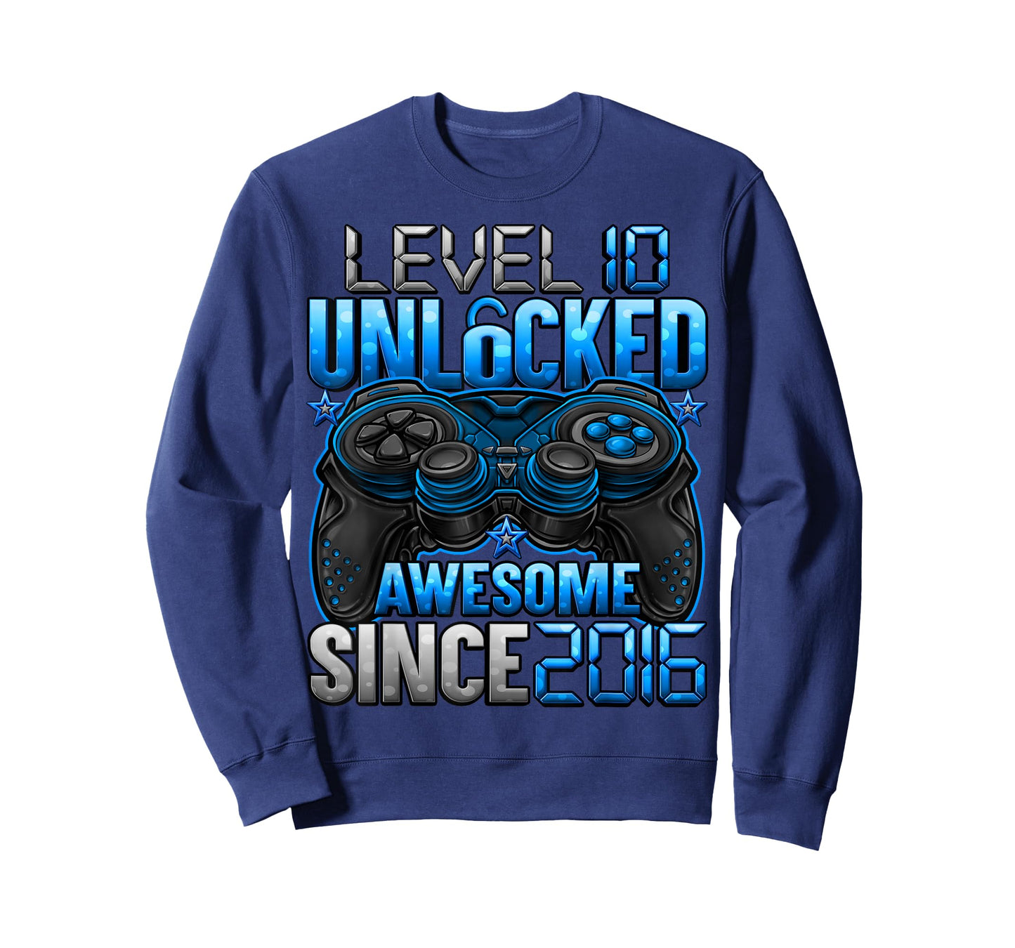Level 10 Unlocked 10 Year Old Gifts Boys 10th Birthday Boy T-Shirt