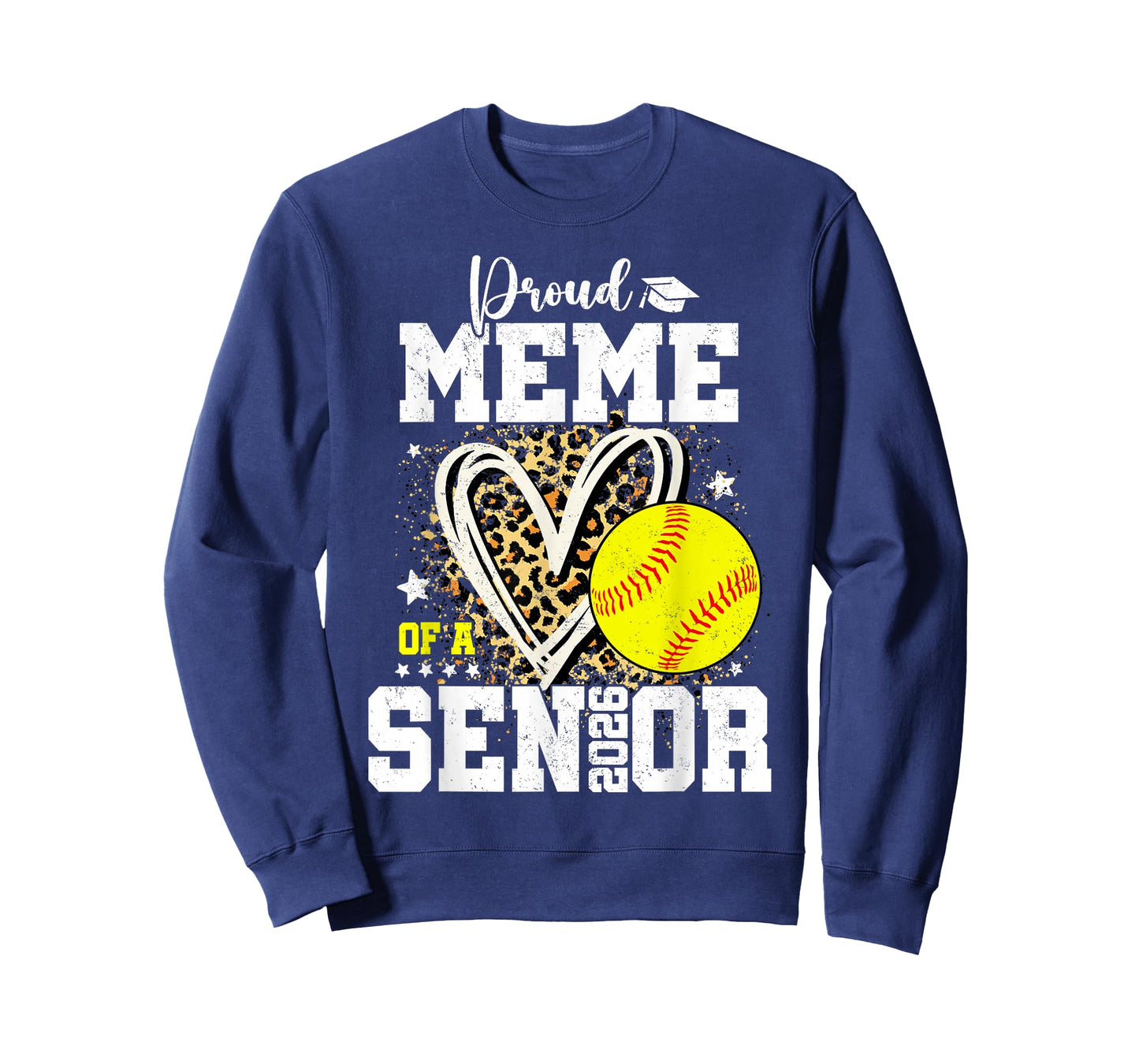 Proud Meme of A 2026 Senior Softball Player Graduation T-Shirt
