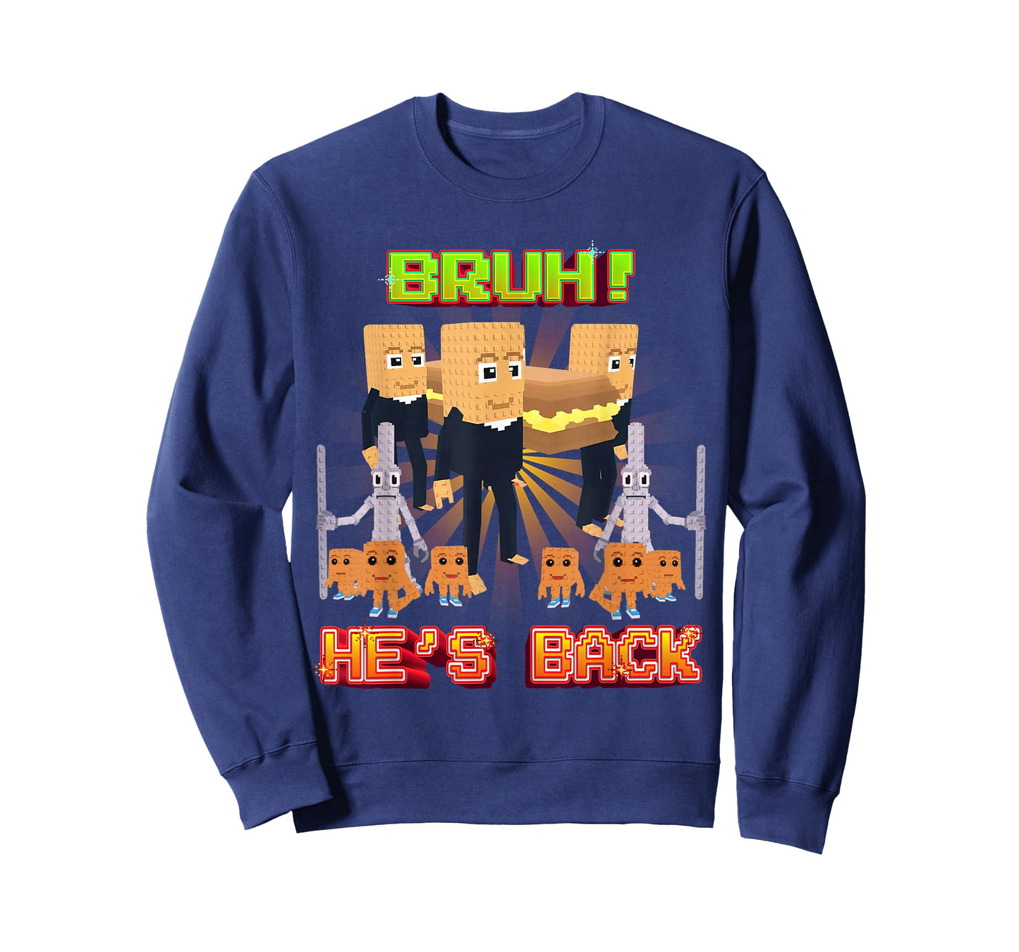 Bruh Sahur Coming Back Funny Brainrot for Boys Kids Teens T-Shirt