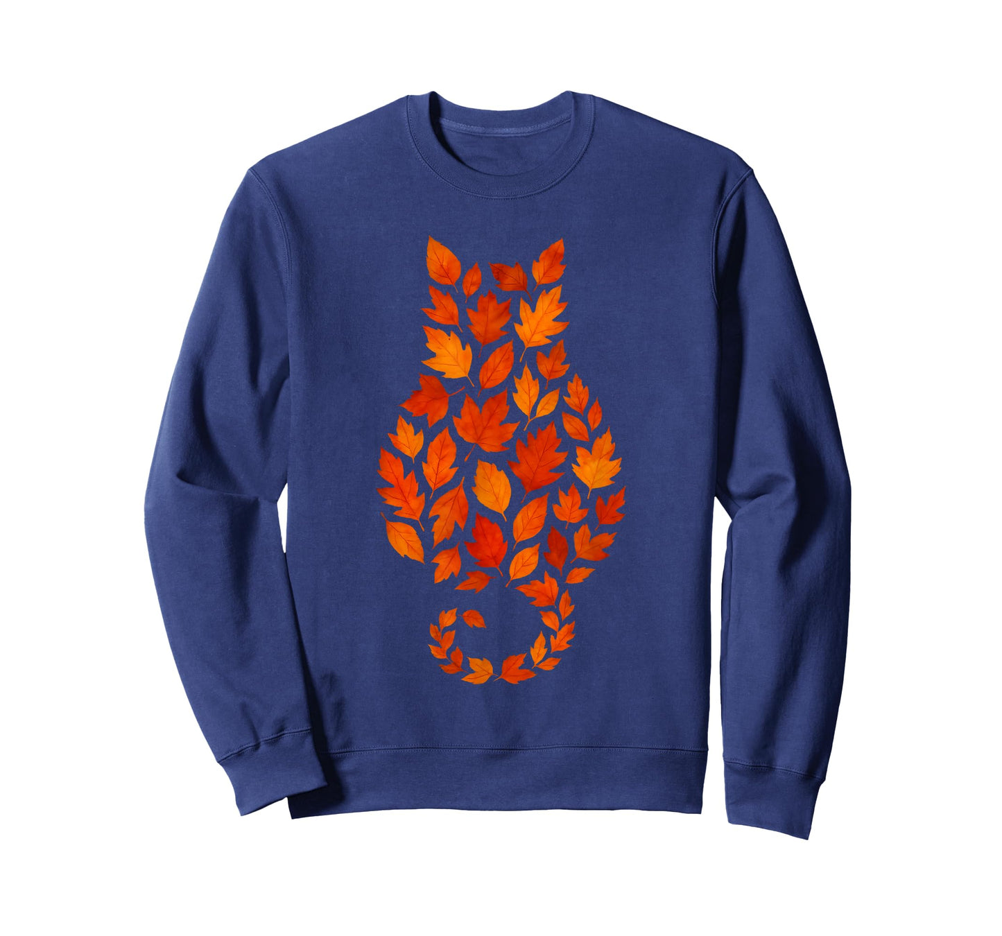 Minimalist Cat Lover Autumn Art Men Women Kids Funny Cat T-Shirt